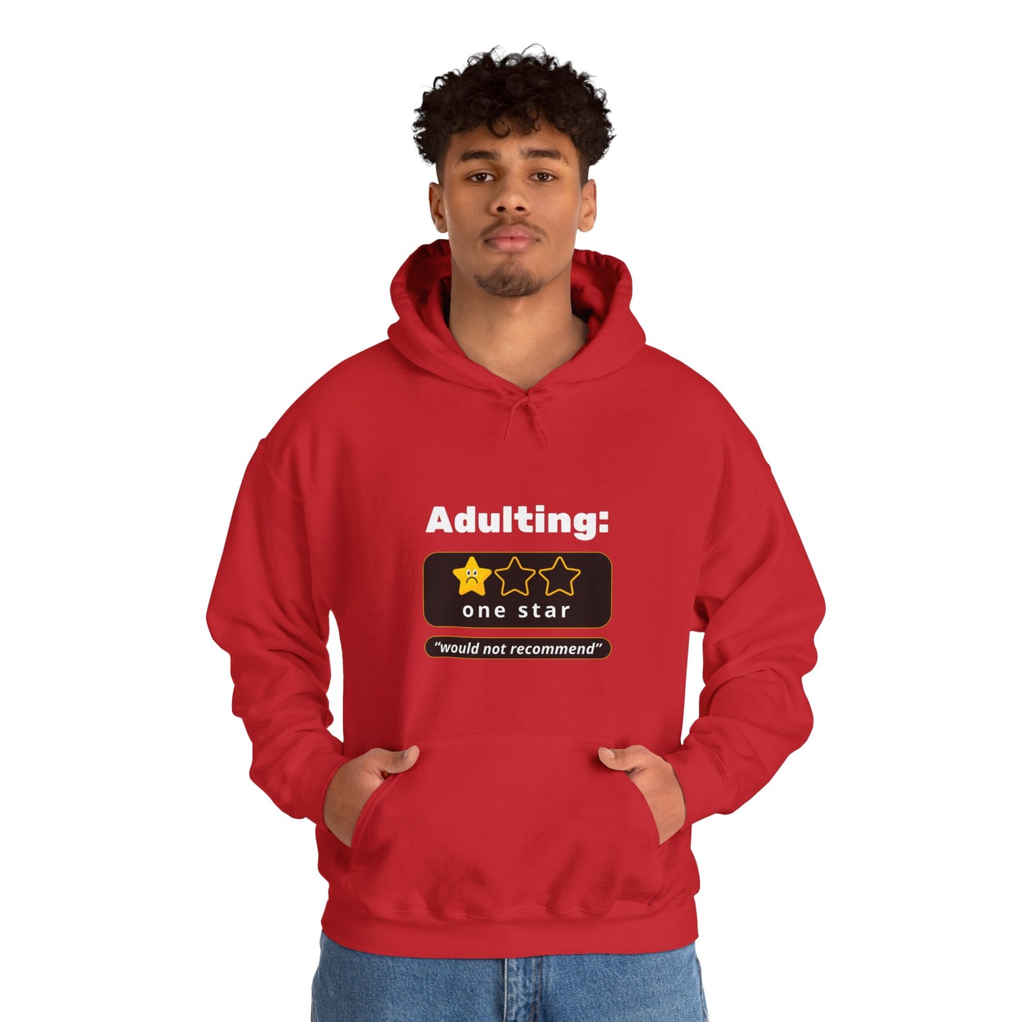 Adulting Unisex Heavy Blend™ Hooded Sweatshirt