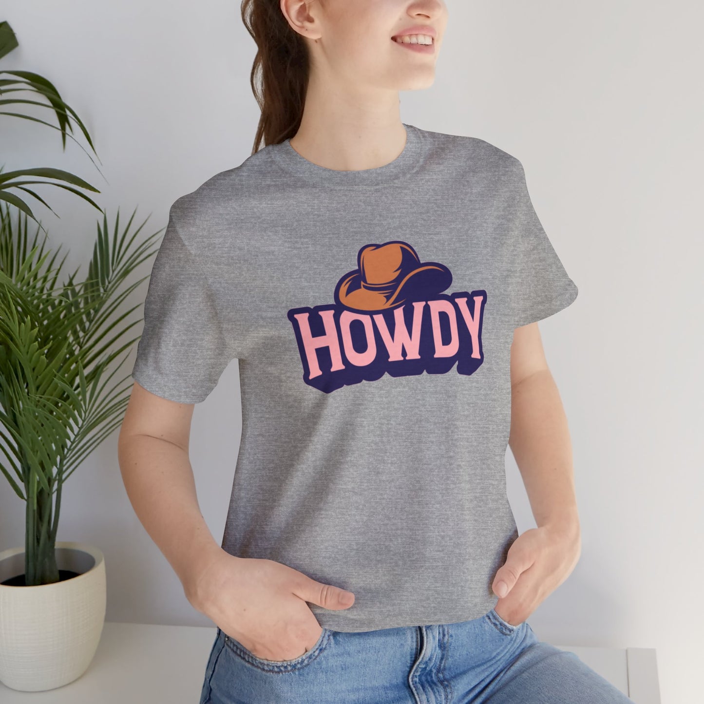 Howdy Unisex Jersey Short Sleeve Tee