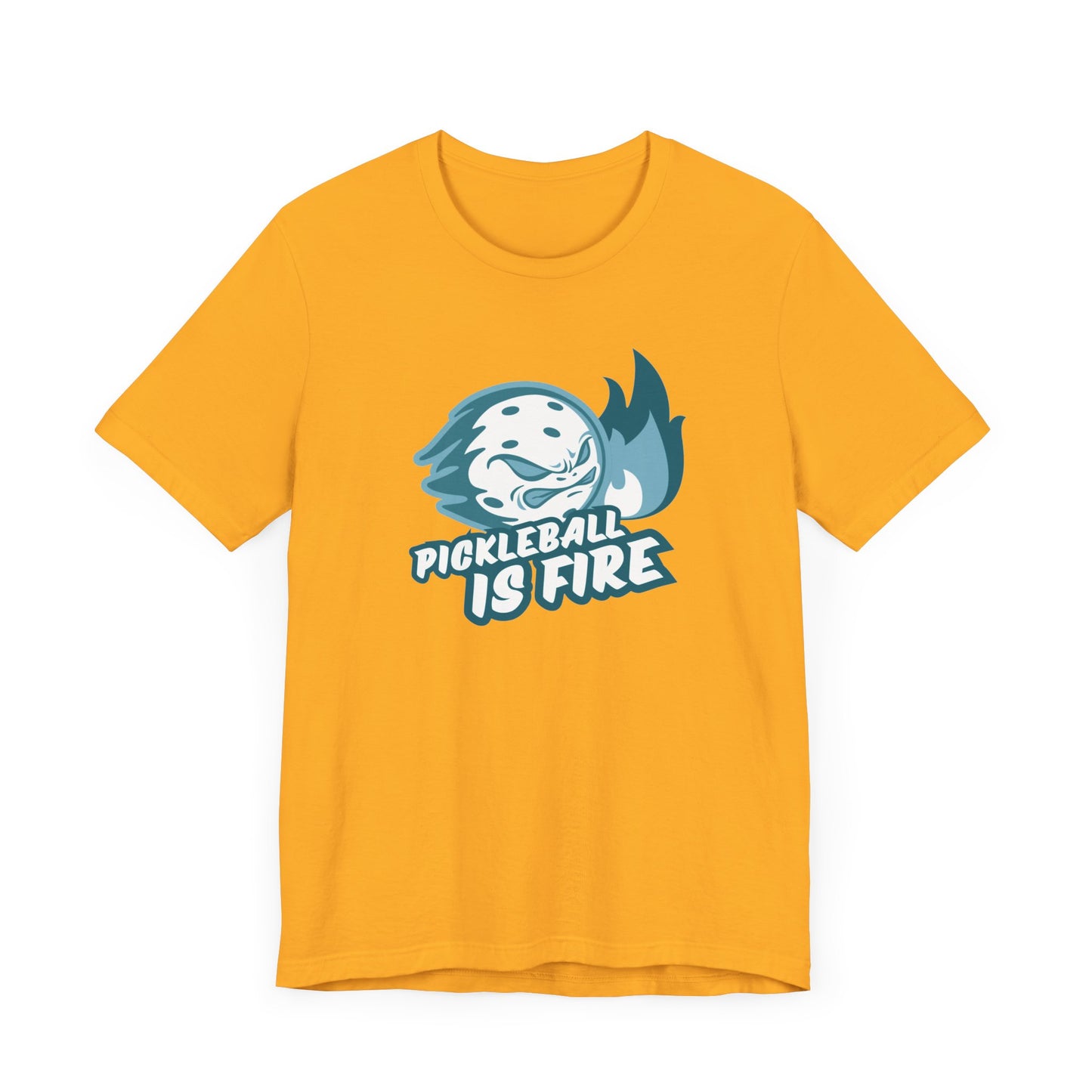 Pickleball Is Fire Unisex Jersey Short Sleeve Tee