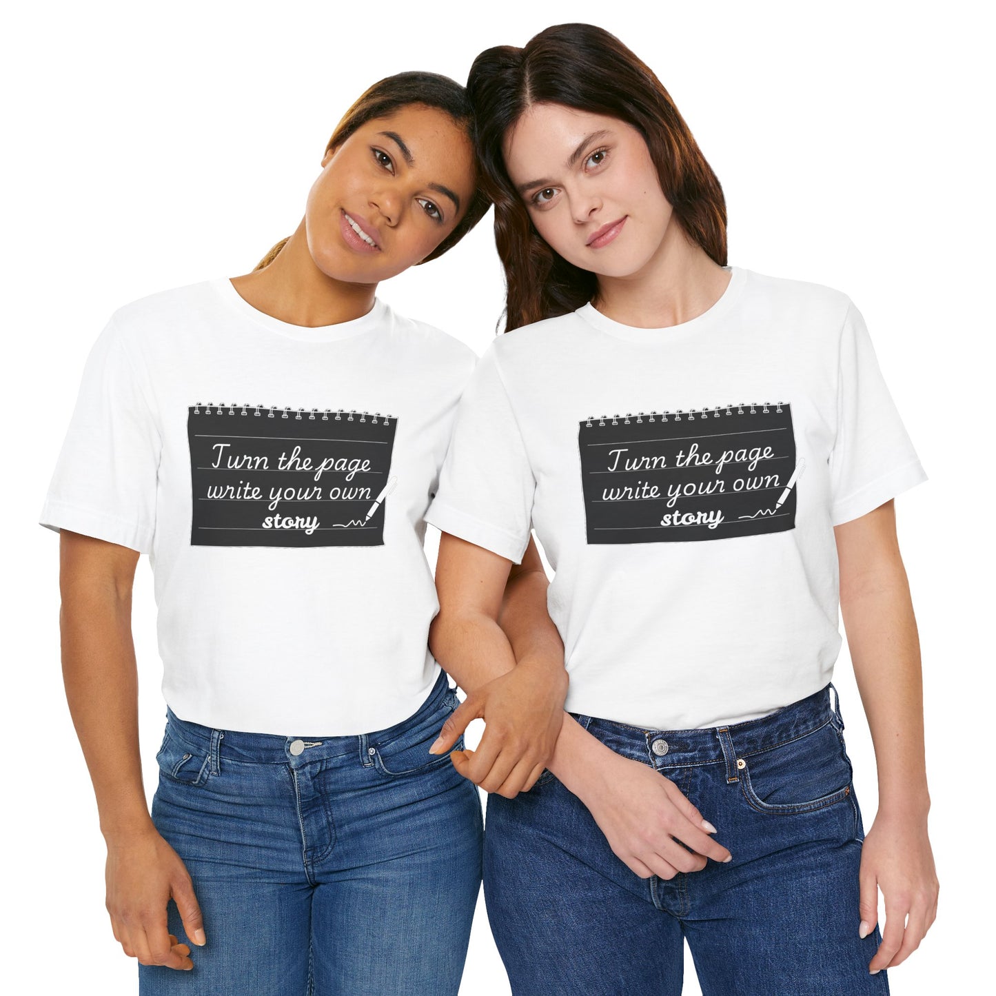 Turn the Page And Write Your Story Unisex Softstyle T-Shirt