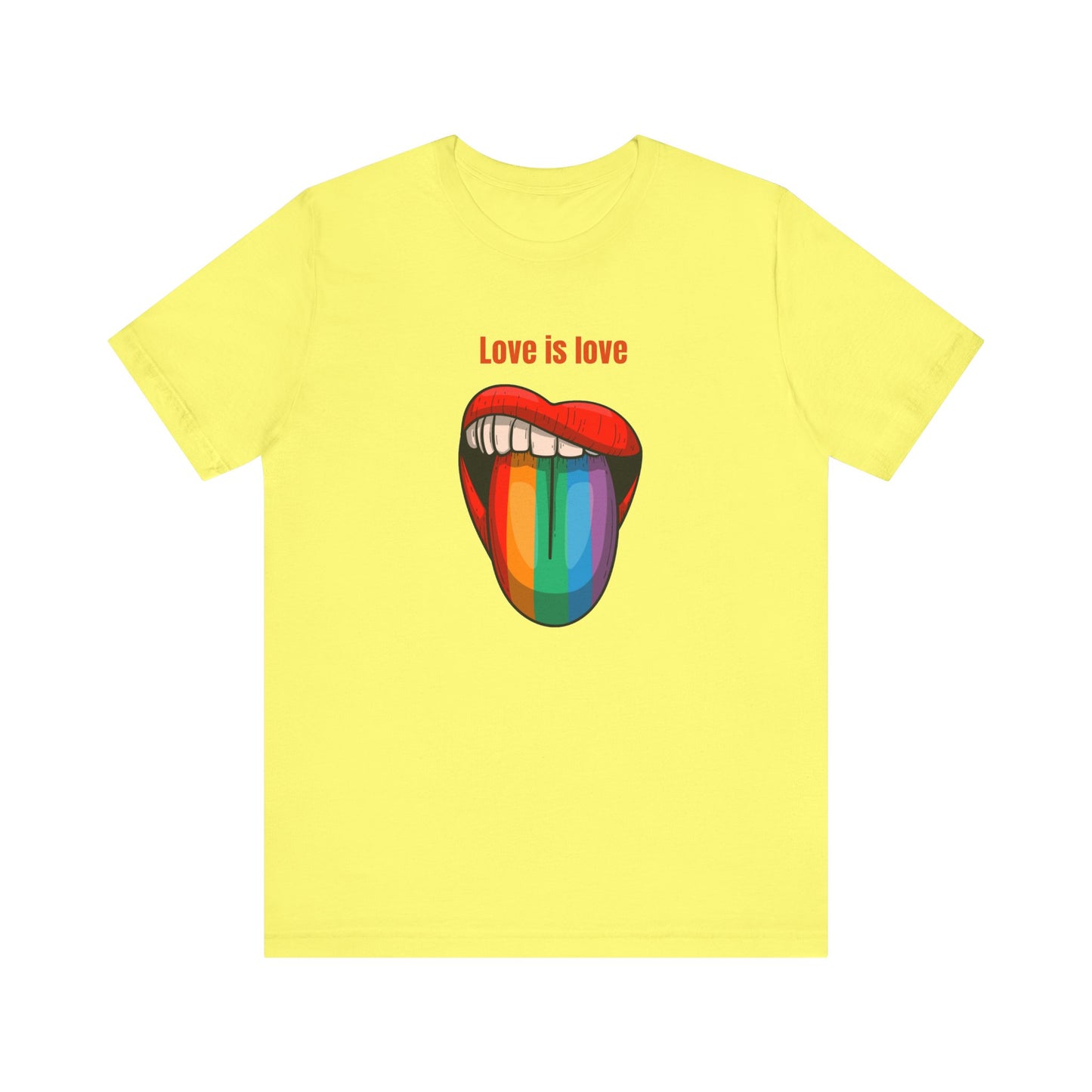 Love Is Love Unisex Jersey Short Sleeve Tee
