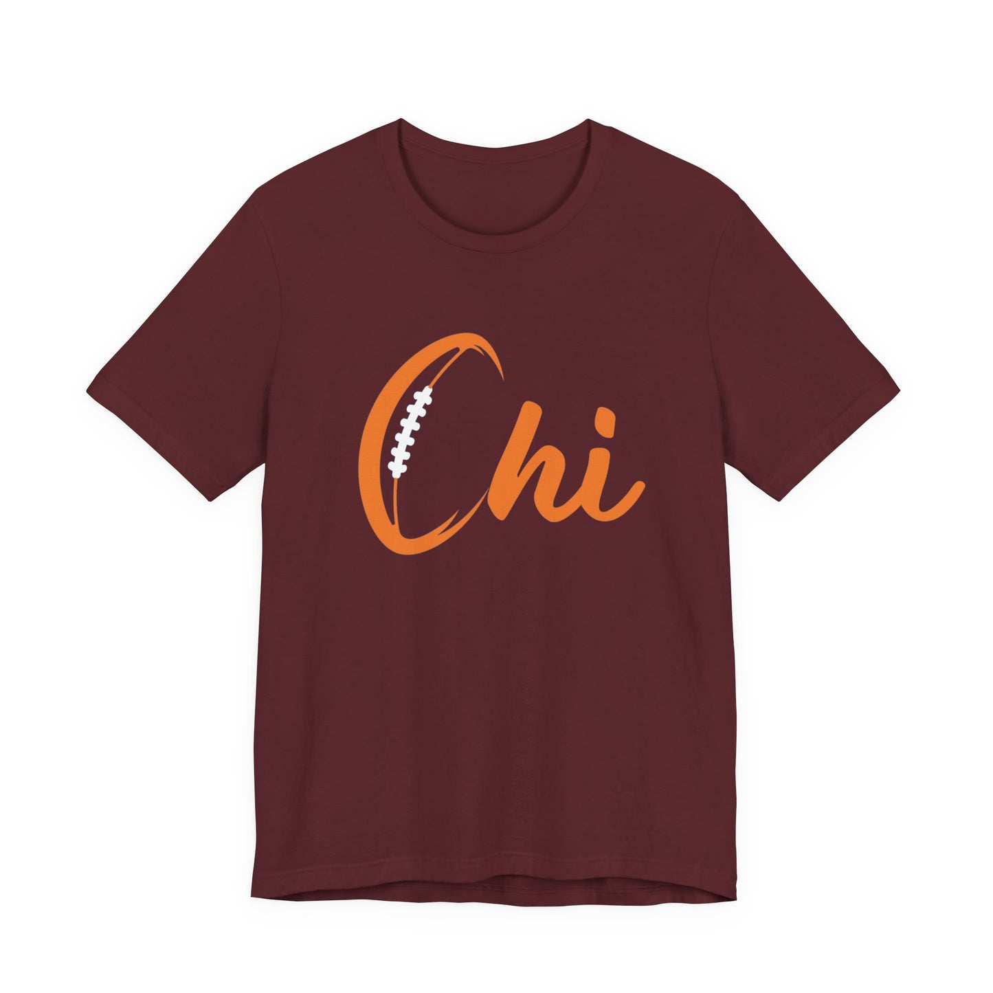 Chi Football/ Orange Unisex Jersey Short Sleeve Tee