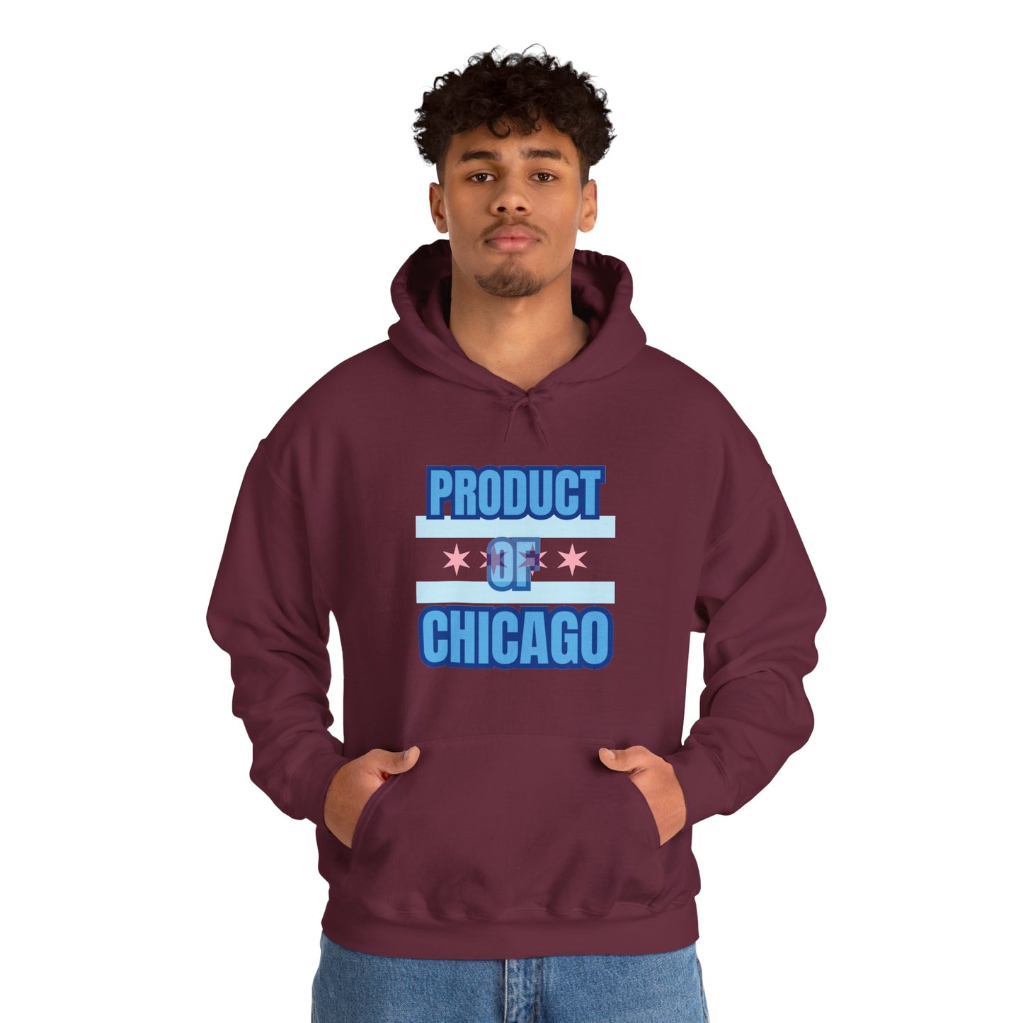 Product Of Chicago Unisex Heavy Blend™ Hooded Sweatshirt