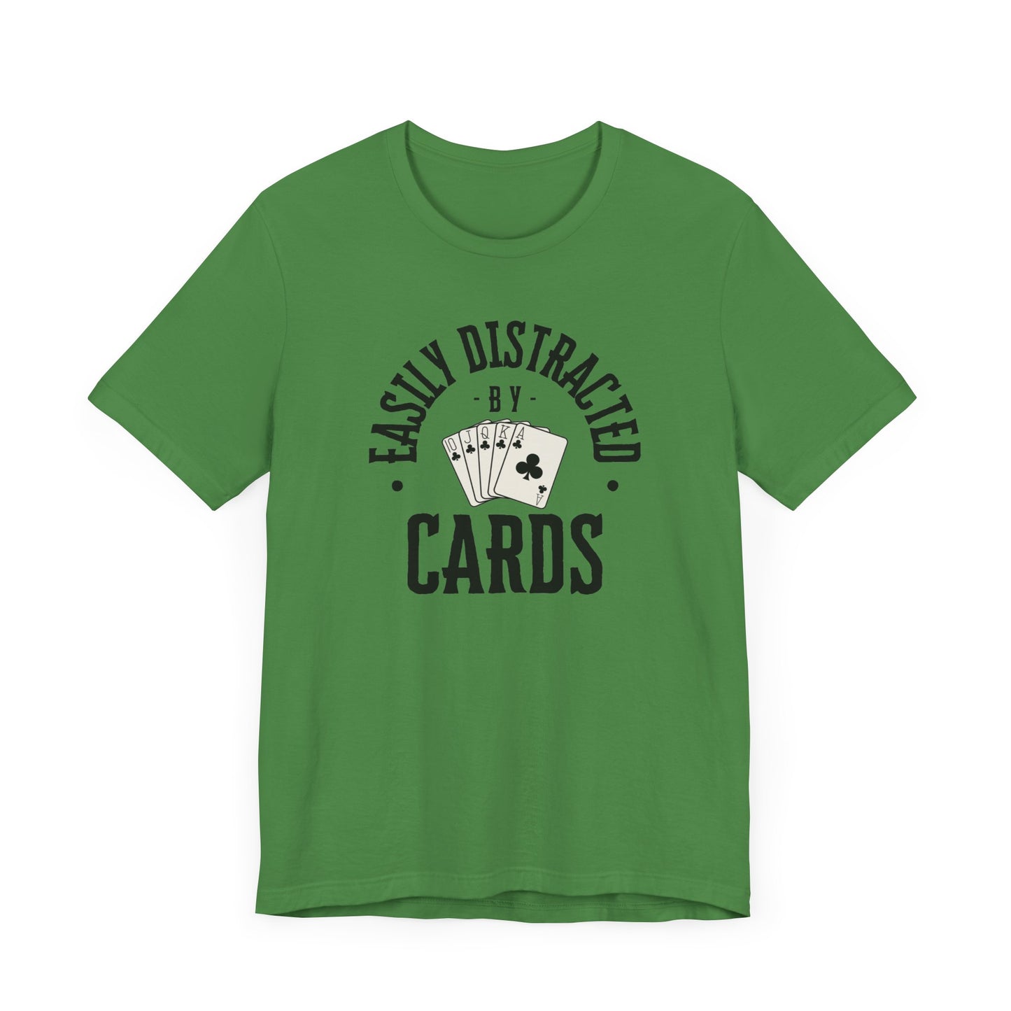 Poker/ Easily Distracted By Cards Unisex Jersey Short Sleeve Tee