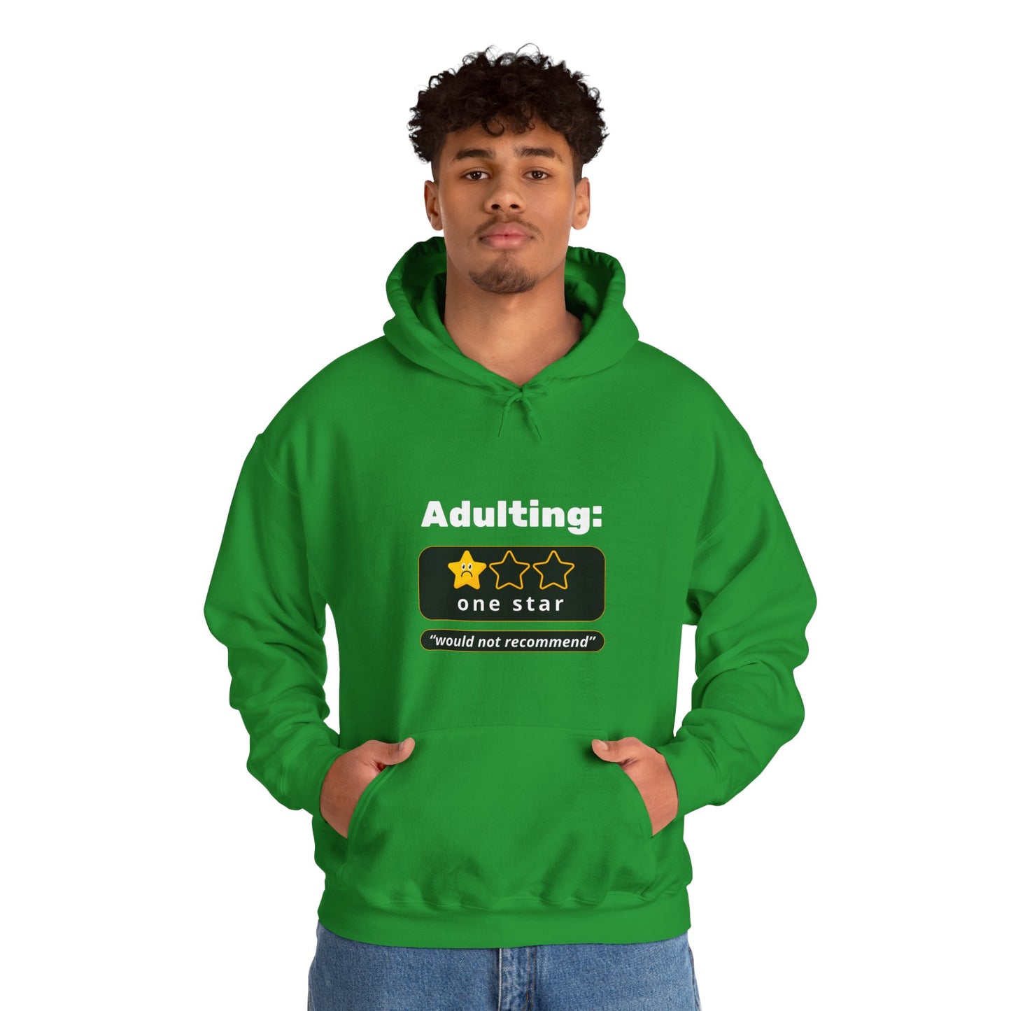 Adulting Unisex Heavy Blend™ Hooded Sweatshirt
