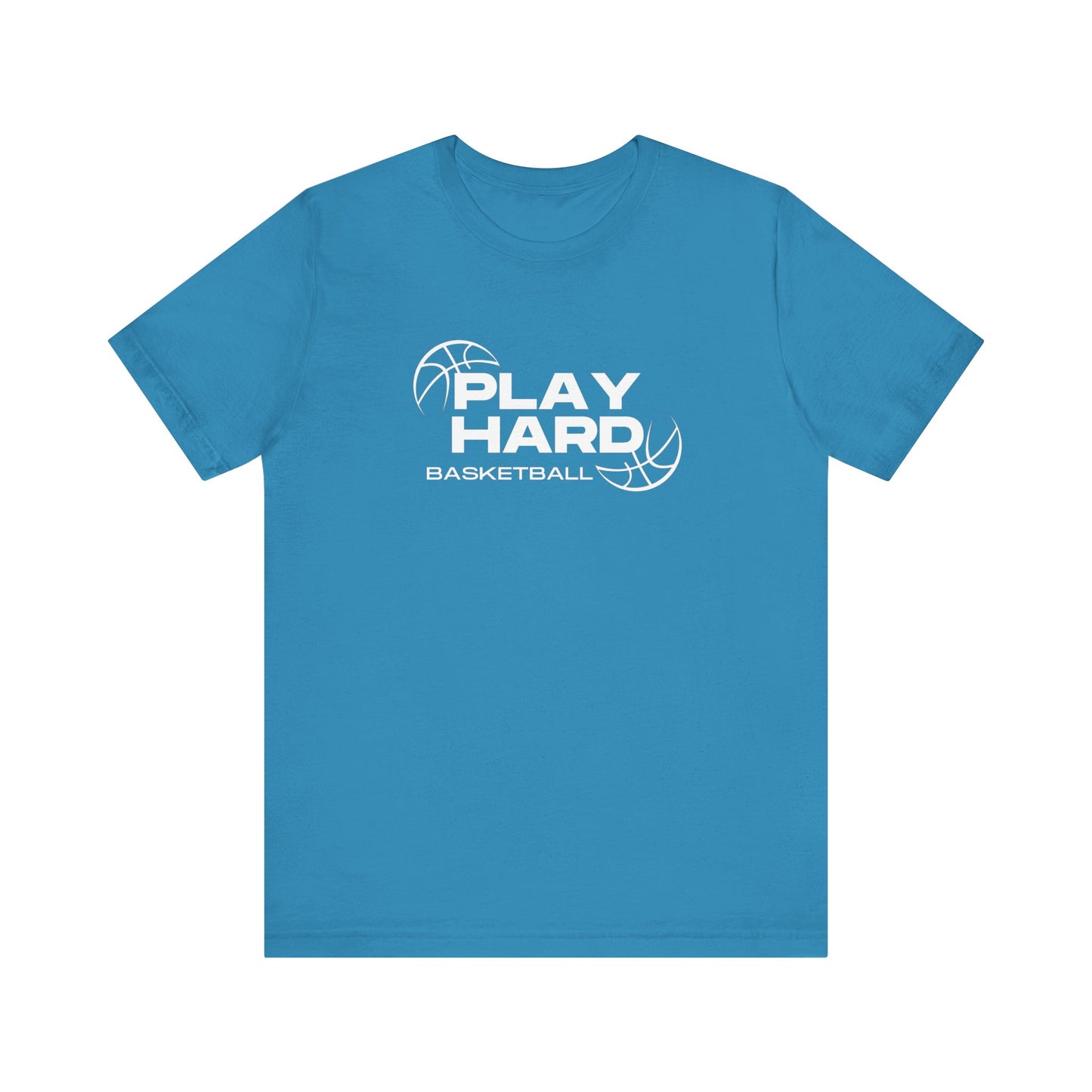 Basketball/ Play Hard Unisex Jersey Short Sleeve Tee