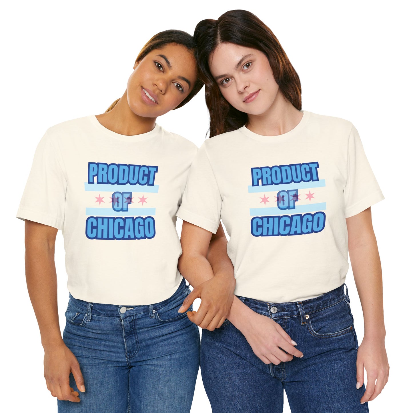 Product Of Chicago Unisex Jersey Short Sleeve Tee