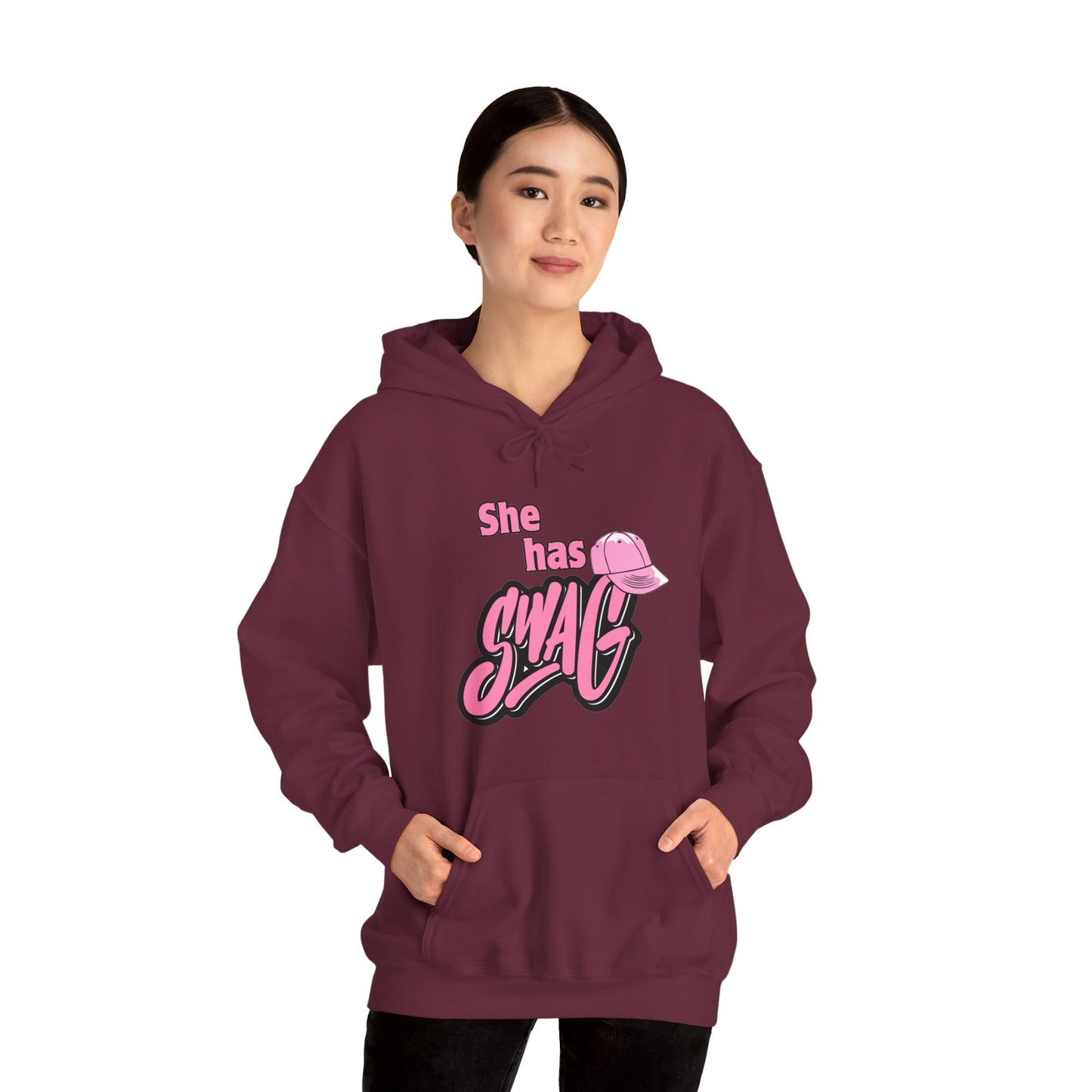 She Has Swag Unisex Heavy Blend™ Hooded Sweatshirt