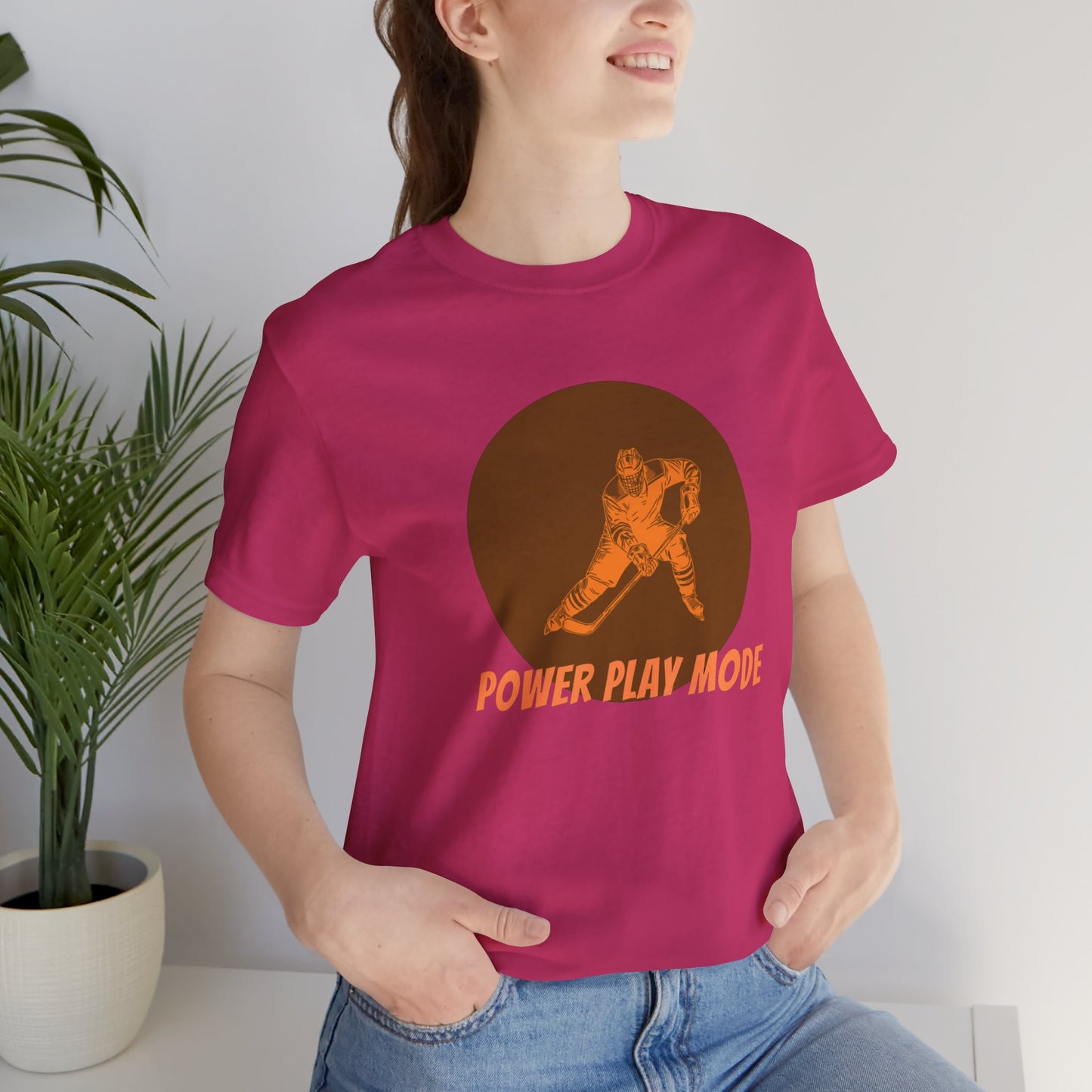 Hockey/ Power Play Mode Unisex Jersey Short Sleeve Tee
