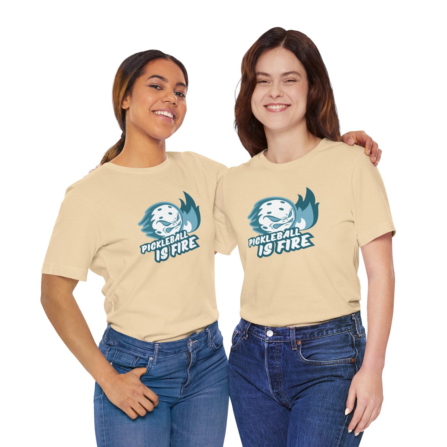 Pickleball Is Fire Unisex Jersey Short Sleeve Tee