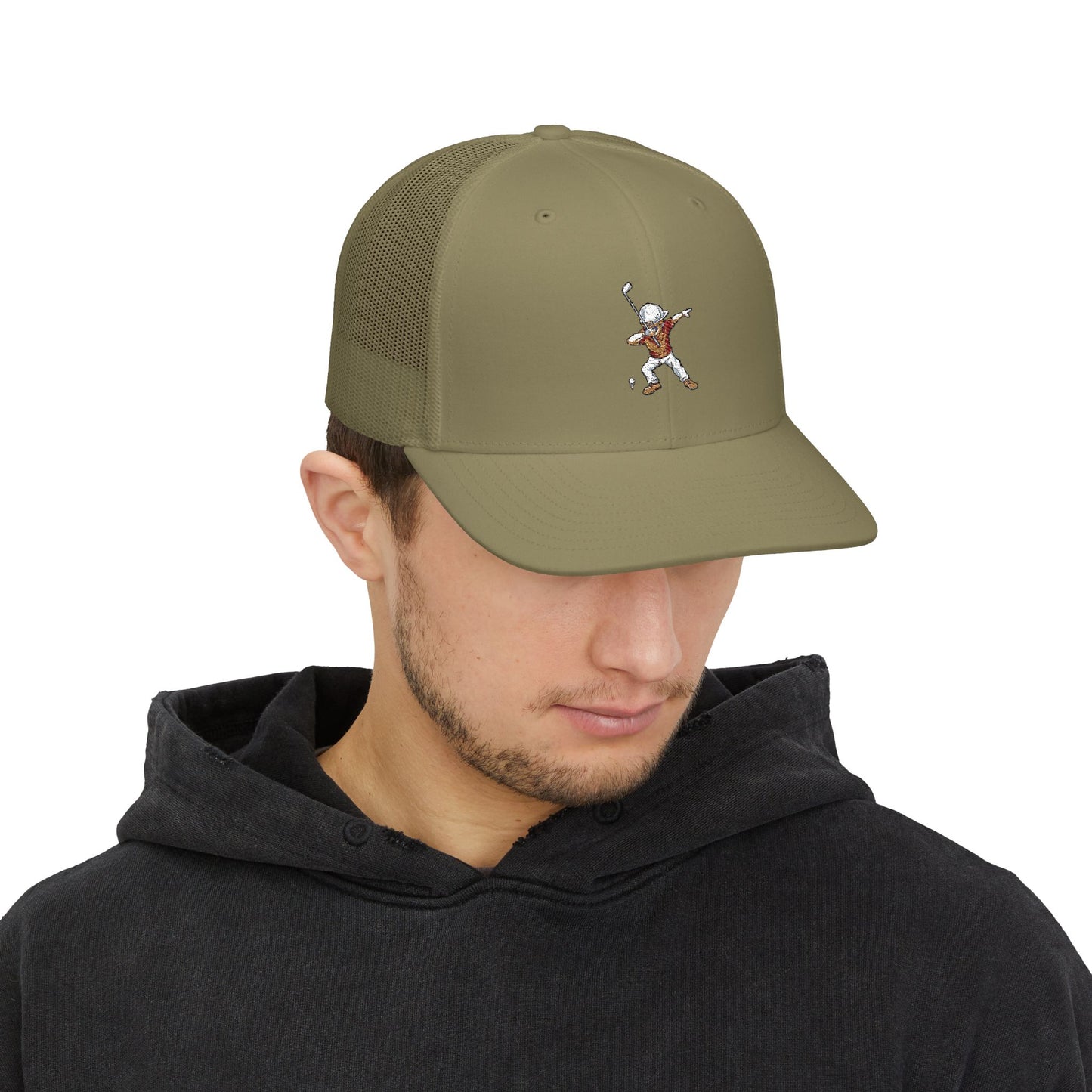 Golf Guy Snapback Trucker Cap (Embroidery)