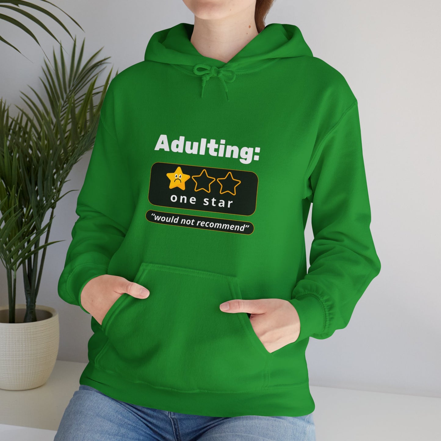 Adulting Unisex Heavy Blend™ Hooded Sweatshirt
