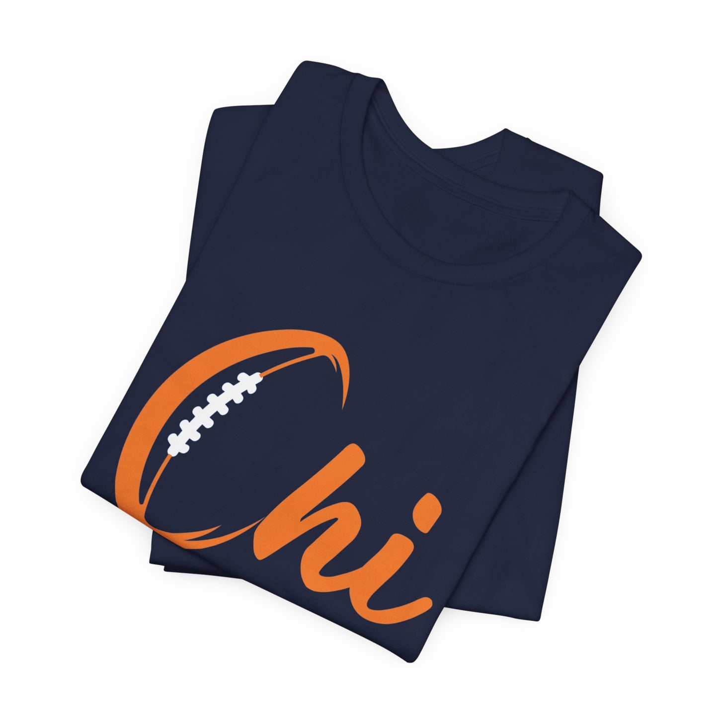 Chi Football/ Orange Unisex Jersey Short Sleeve Tee