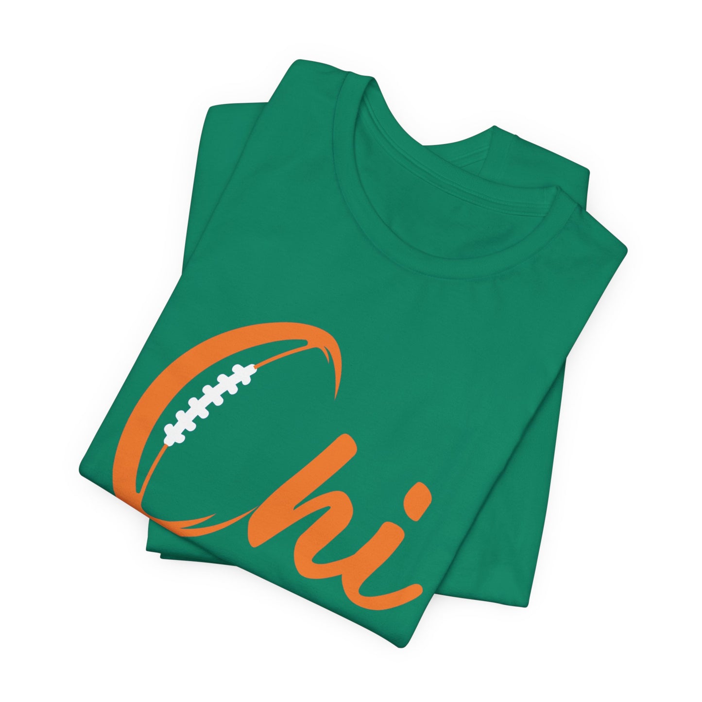 Chi Football/ Orange Unisex Jersey Short Sleeve Tee