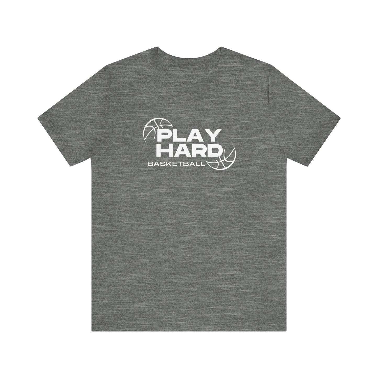Basketball/ Play Hard Unisex Jersey Short Sleeve Tee