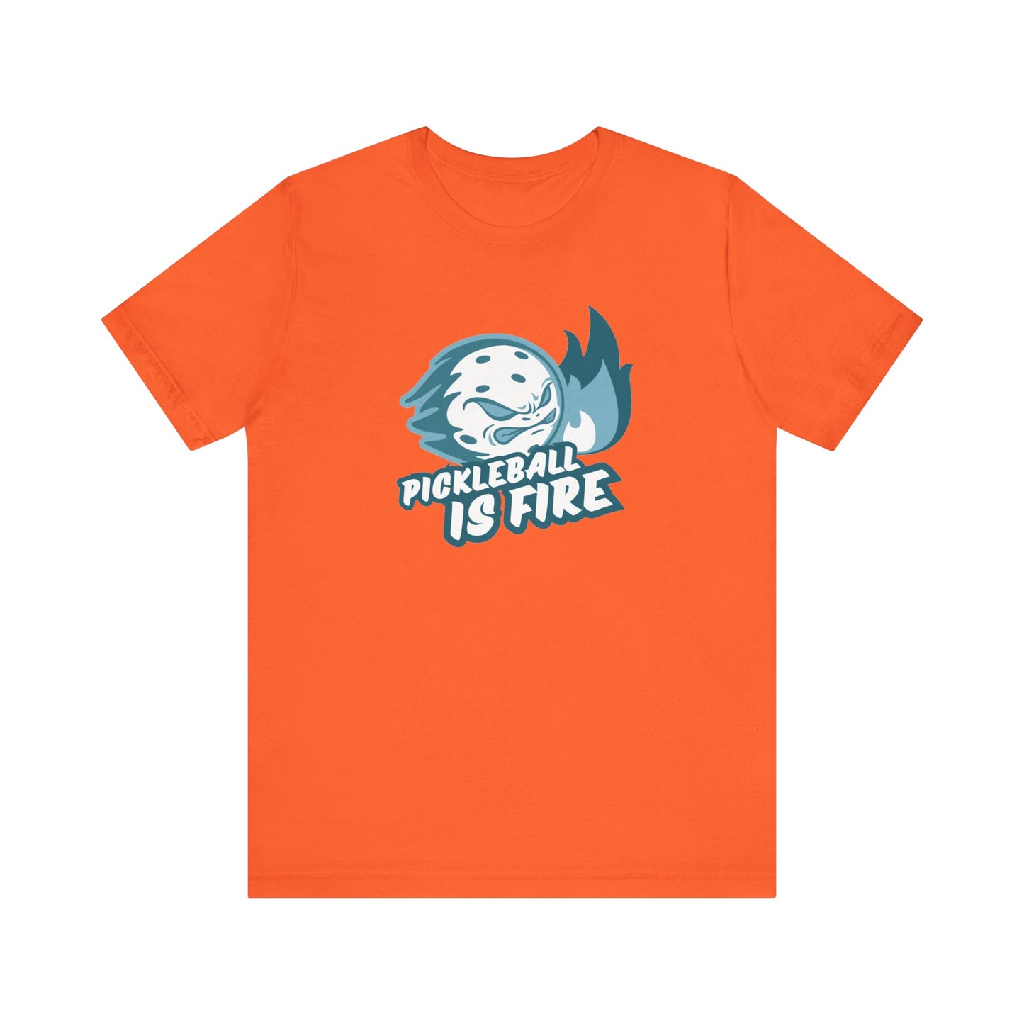 Pickleball Is Fire Unisex Jersey Short Sleeve Tee