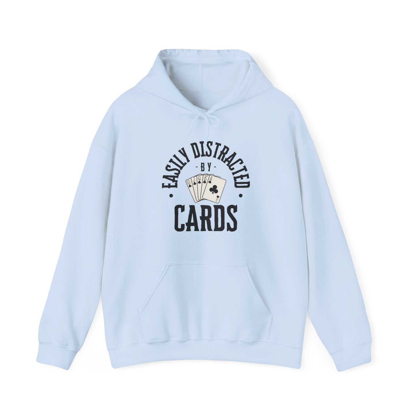 Poker/ Easily Distracted By Cards Unisex Heavy Blend™ Hooded Sweatshirt