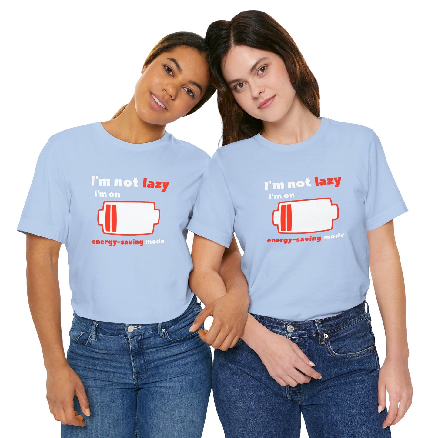 I'm Not Lazy Energy Saving Mode Unisex Softstyle T-Shirt