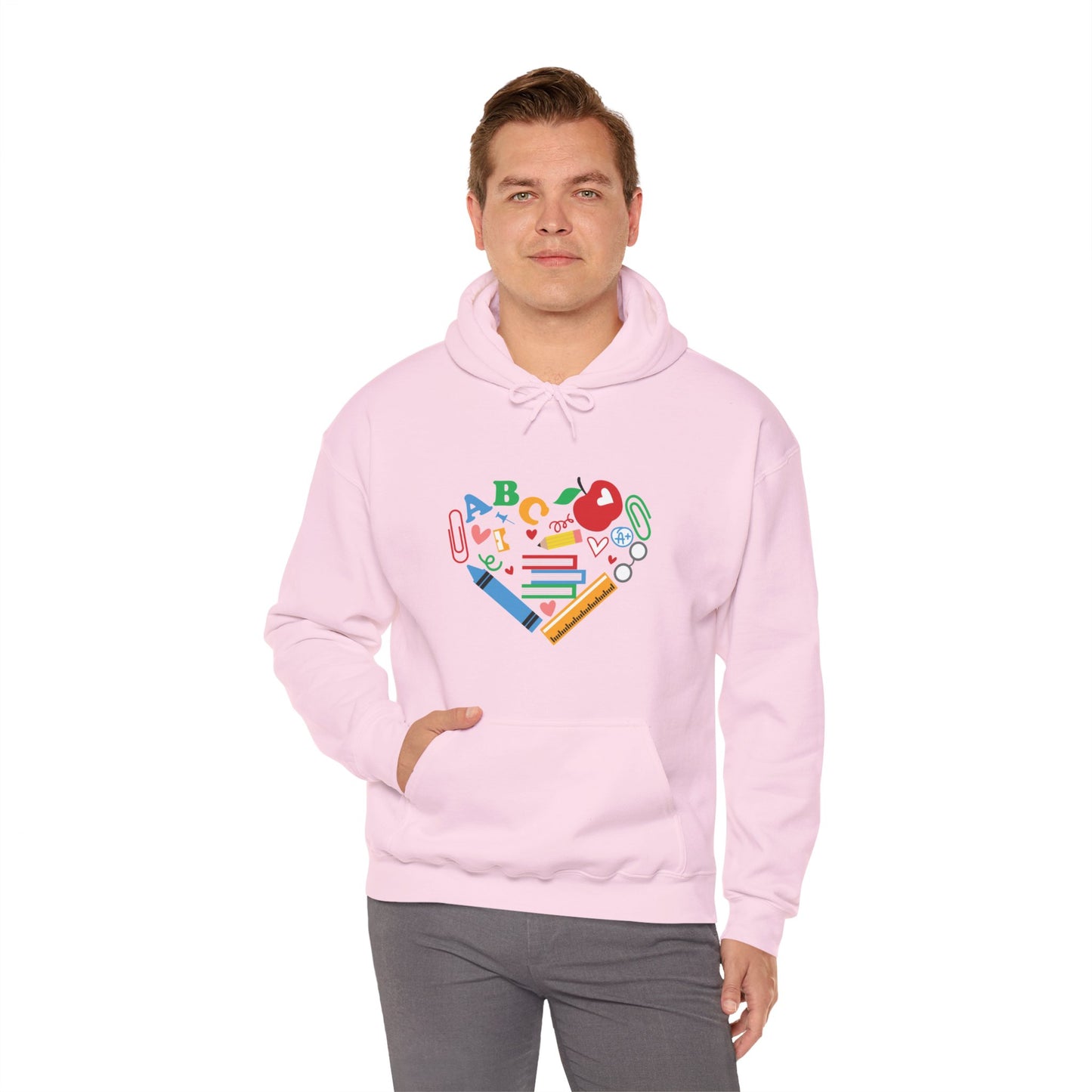 A,B,C, Unisex Heavy Blend™ Hooded Sweatshirt