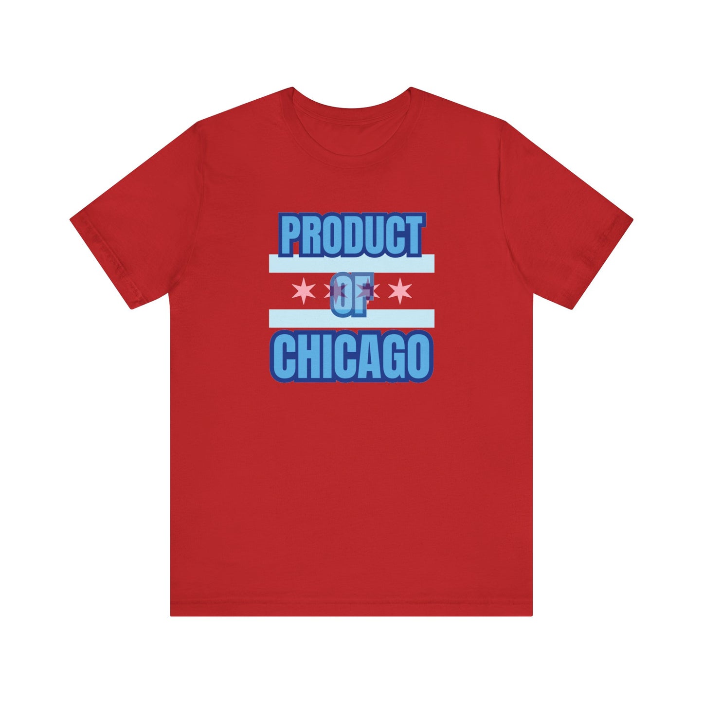 Product Of Chicago Unisex Jersey Short Sleeve Tee