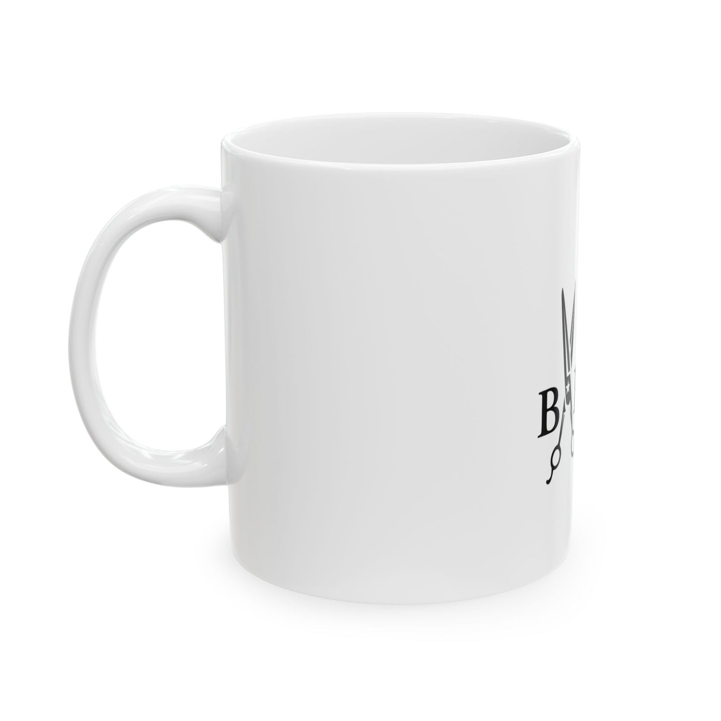 Barber Ceramic Mug, (11oz, 15oz)