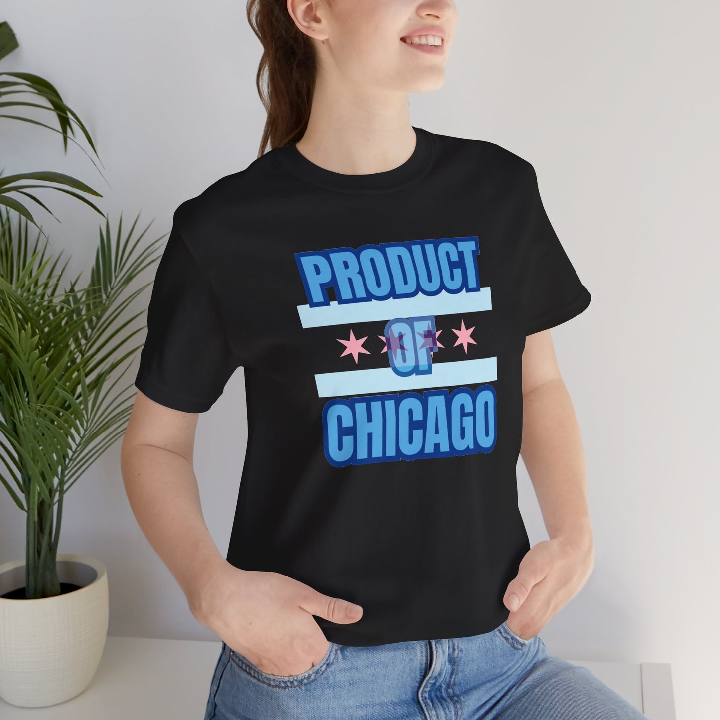 Product Of Chicago Unisex Jersey Short Sleeve Tee