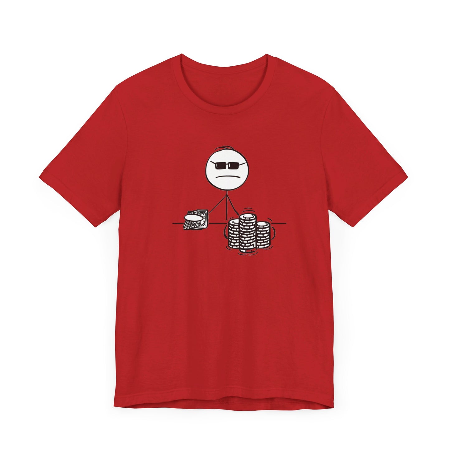 Poker/ Cards Unisex Jersey Short Sleeve Tee