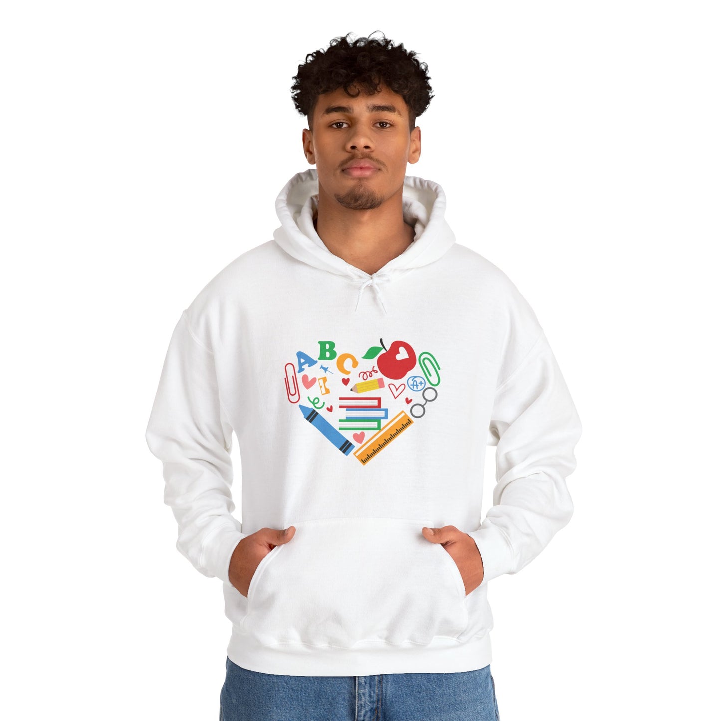 A,B,C, Unisex Heavy Blend™ Hooded Sweatshirt