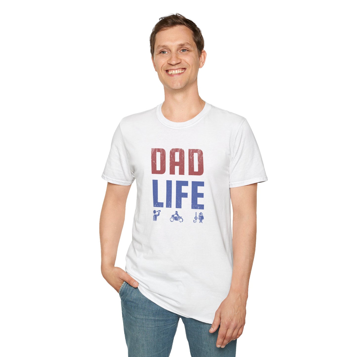 Dad Life Unisex Softstyle T-Shirt