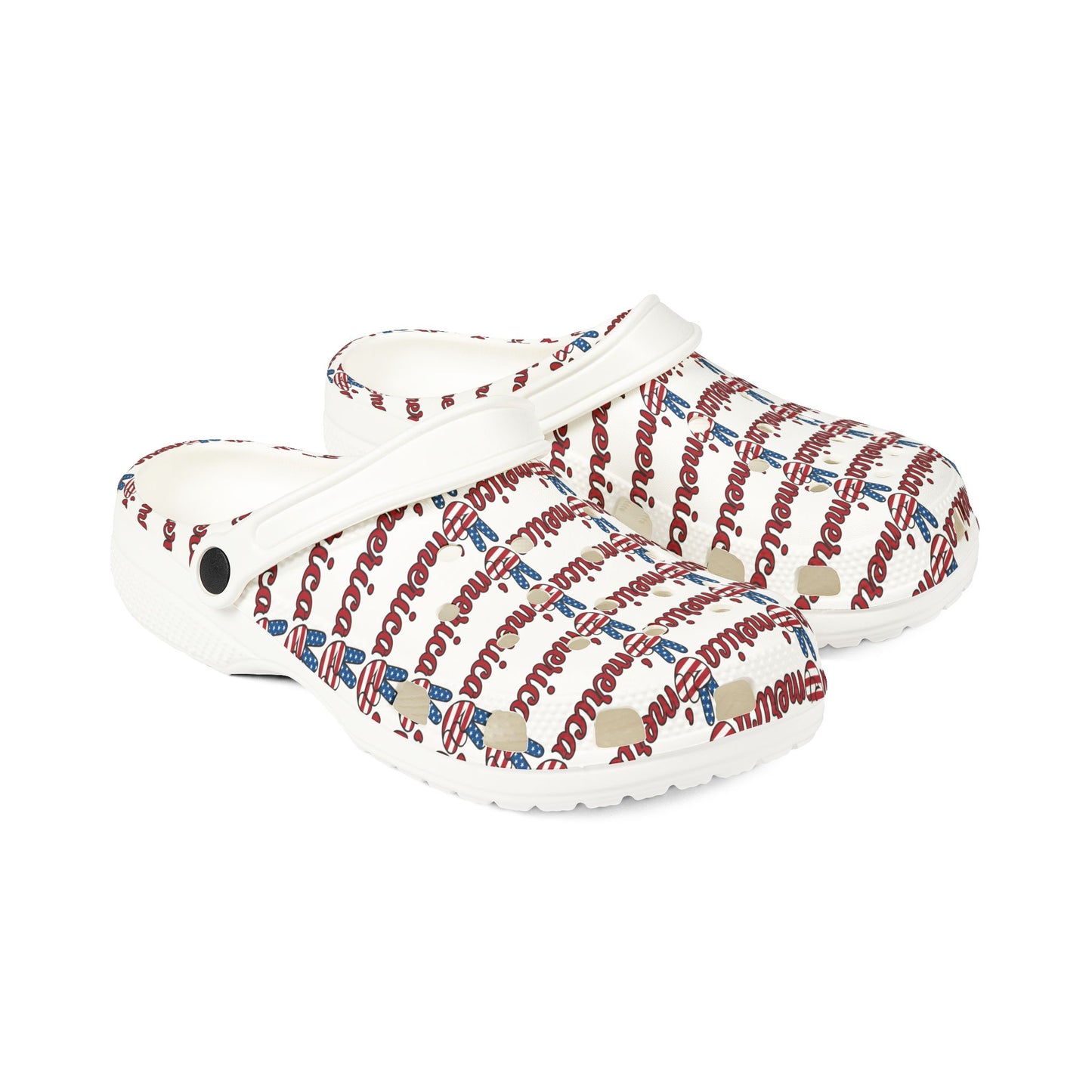 America EVA Foam Rubber Shoes (AOP)