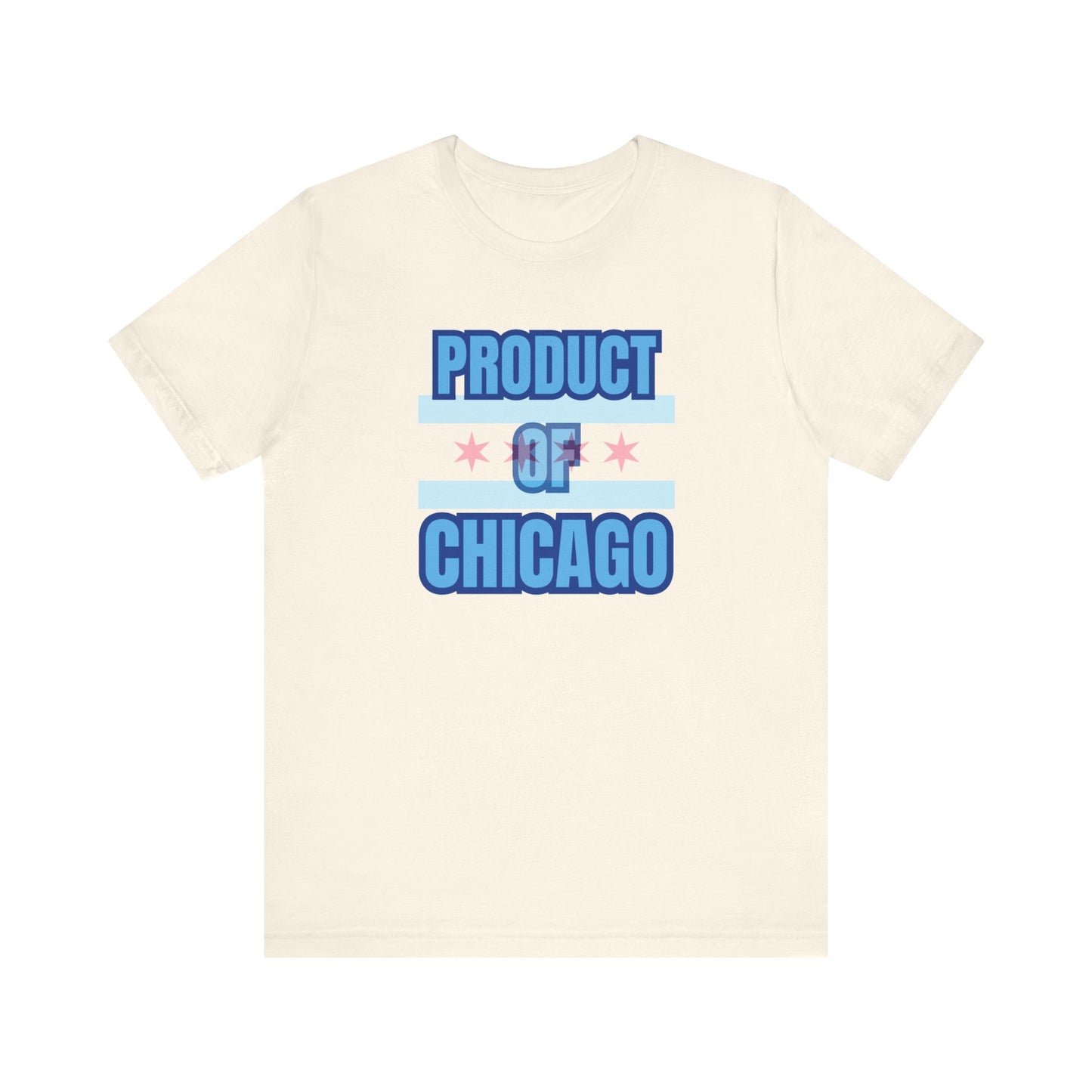 Product Of Chicago Unisex Jersey Short Sleeve Tee