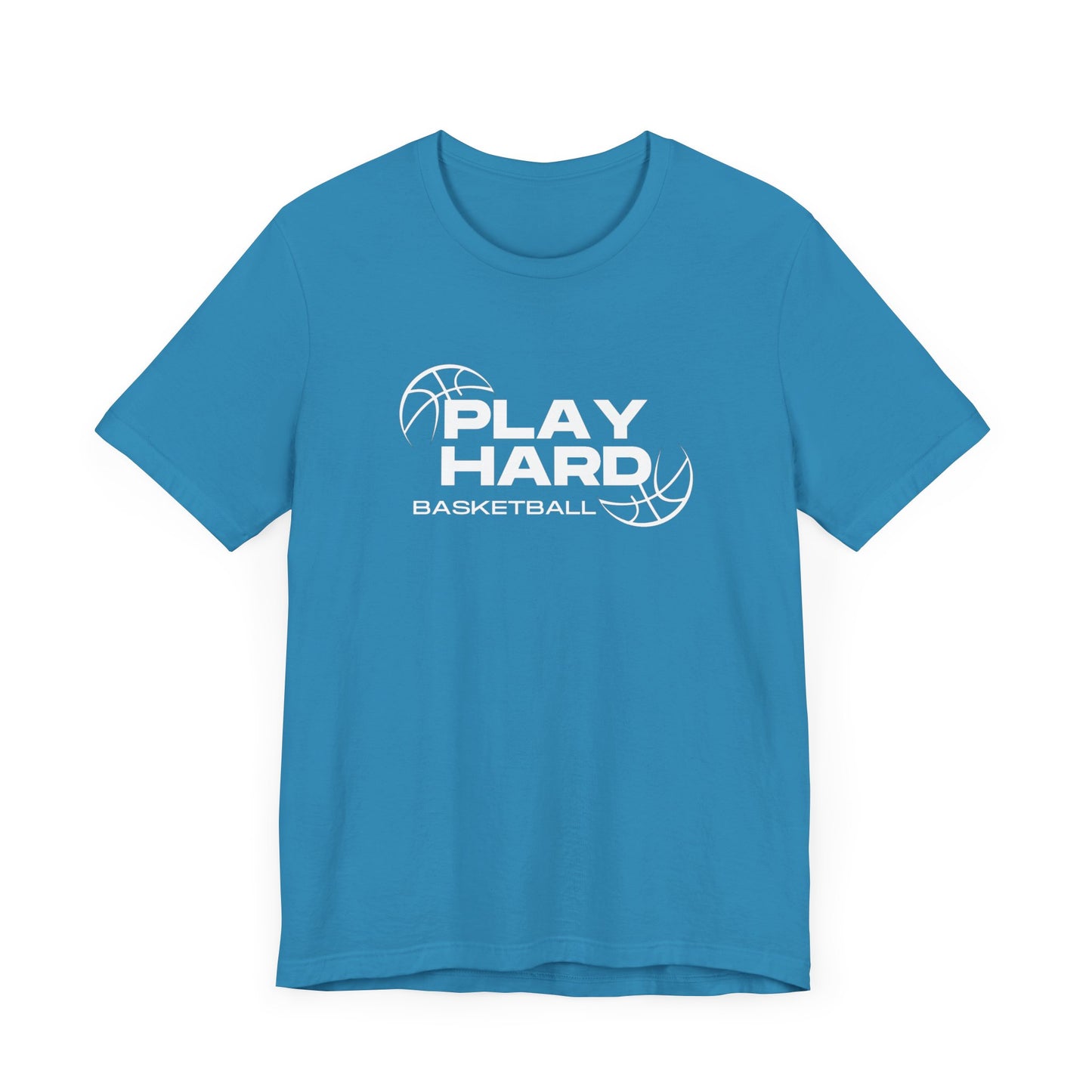 Basketball/ Play Hard Unisex Jersey Short Sleeve Tee