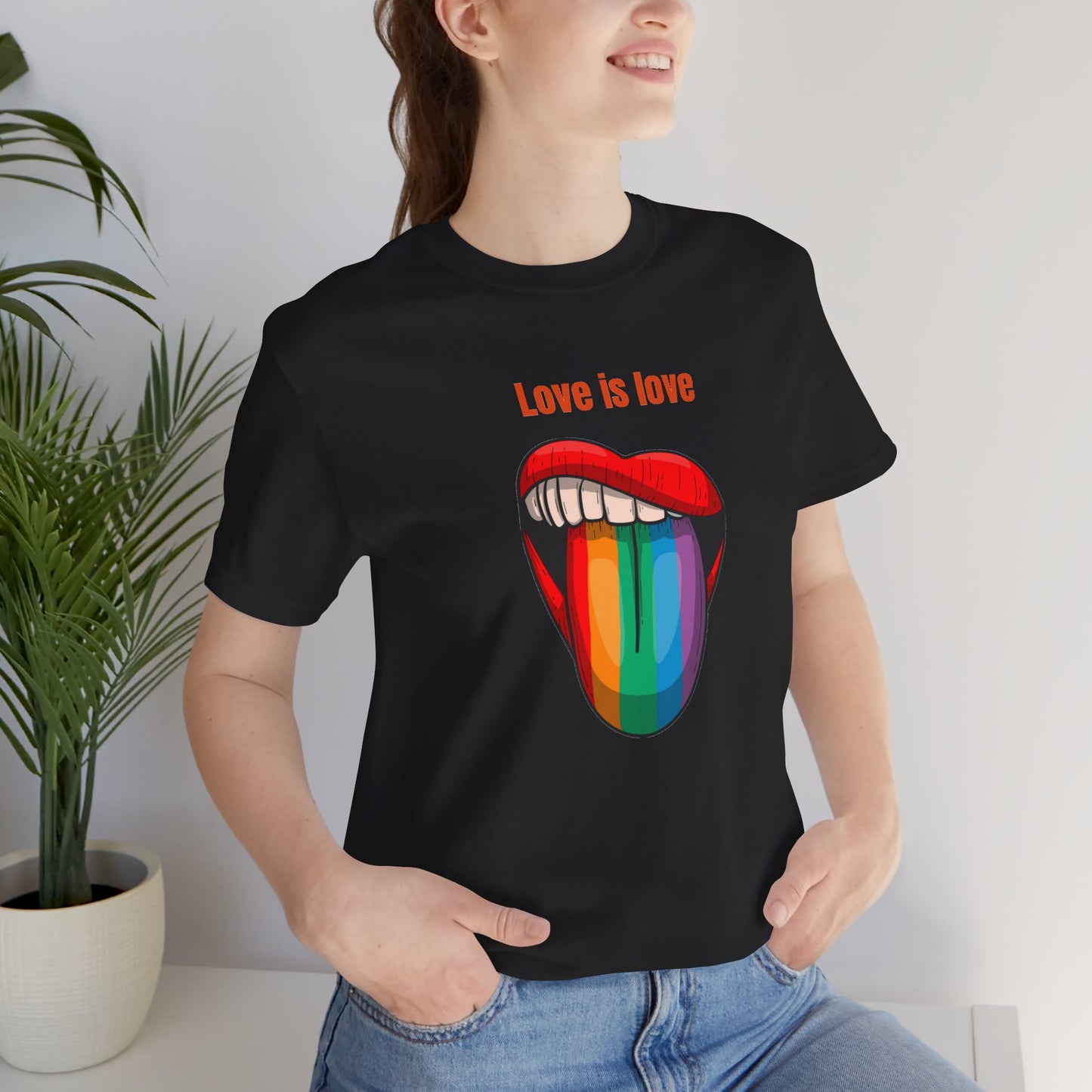 Love Is Love Unisex Jersey Short Sleeve Tee