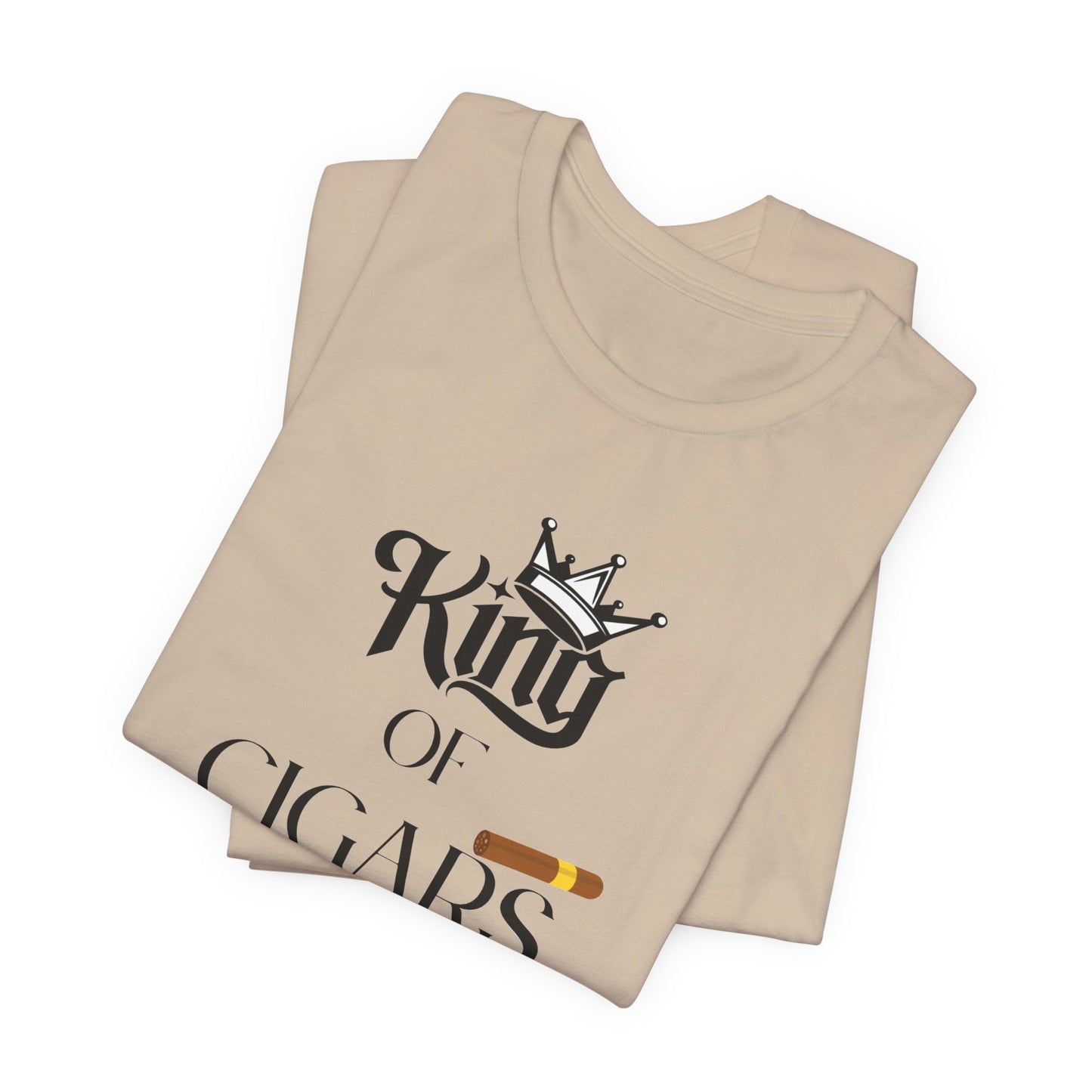 Cigars/ King of Cigars Unisex Jersey Short Sleeve Tee