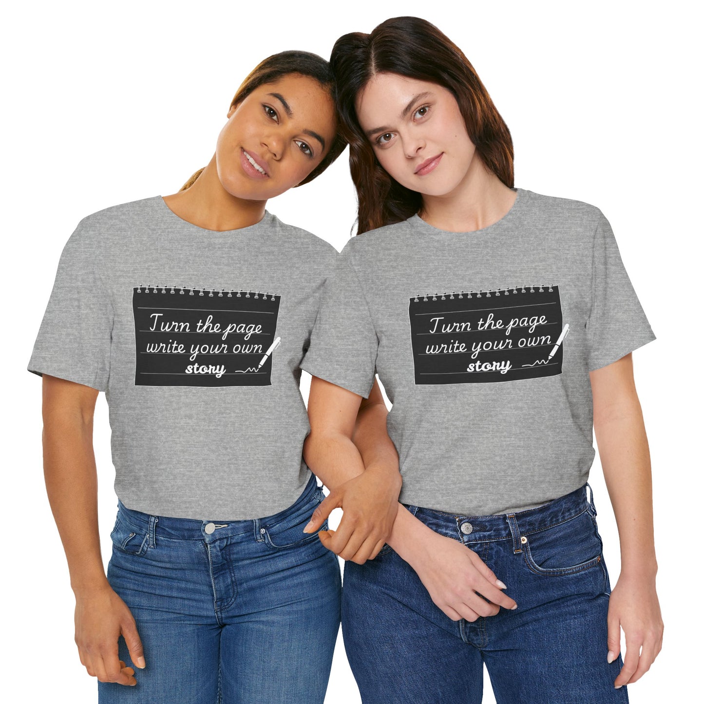 Turn the Page And Write Your Story Unisex Softstyle T-Shirt