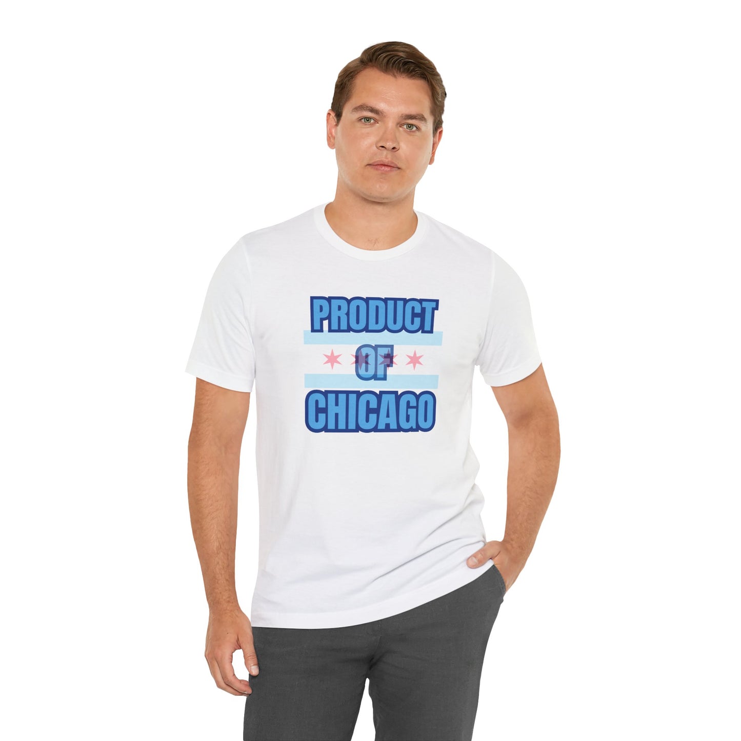 Product Of Chicago Unisex Jersey Short Sleeve Tee