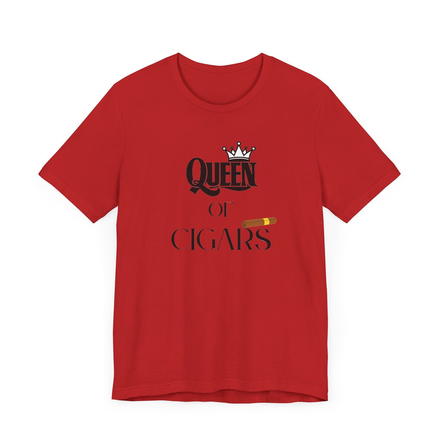 Cigars/ Queen of Cigars Unisex Jersey Short Sleeve Tee