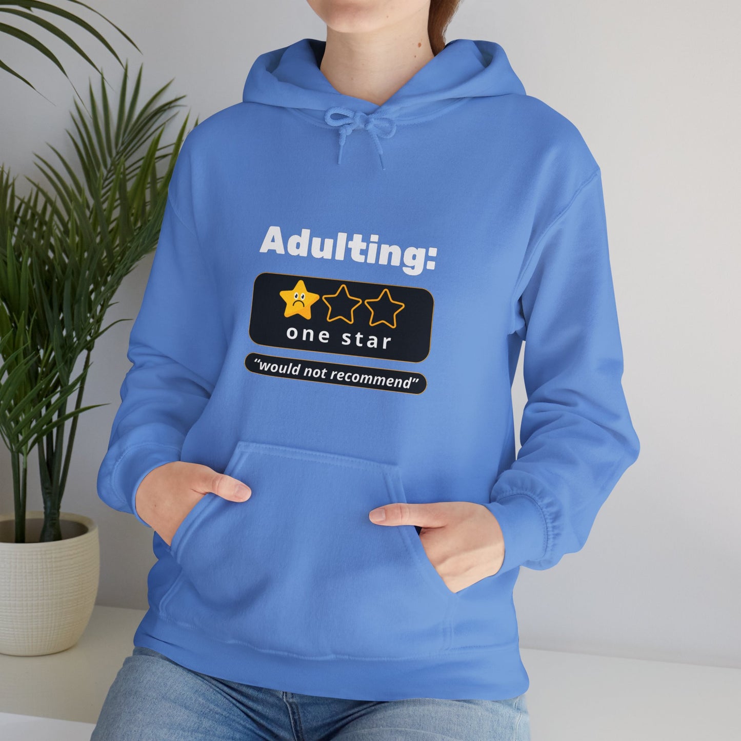 Adulting Unisex Heavy Blend™ Hooded Sweatshirt