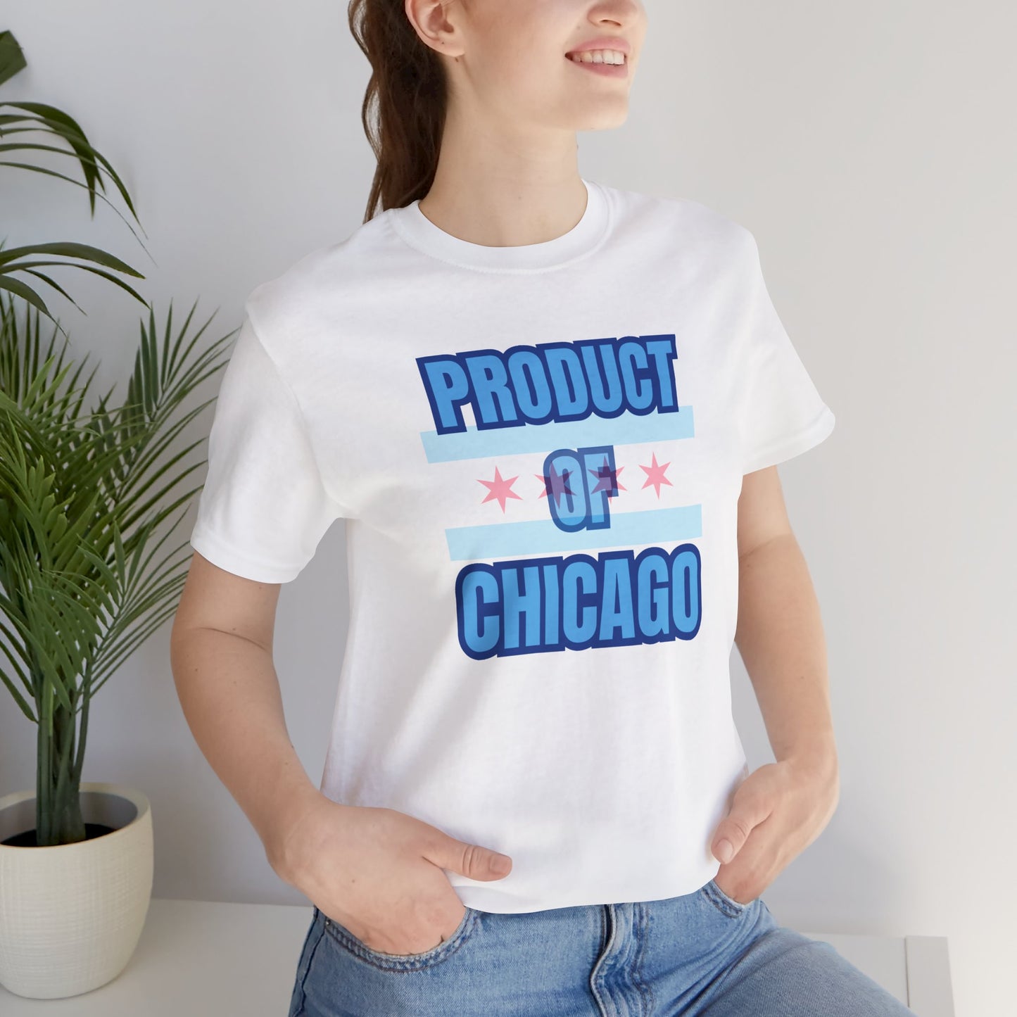 Product Of Chicago Unisex Jersey Short Sleeve Tee