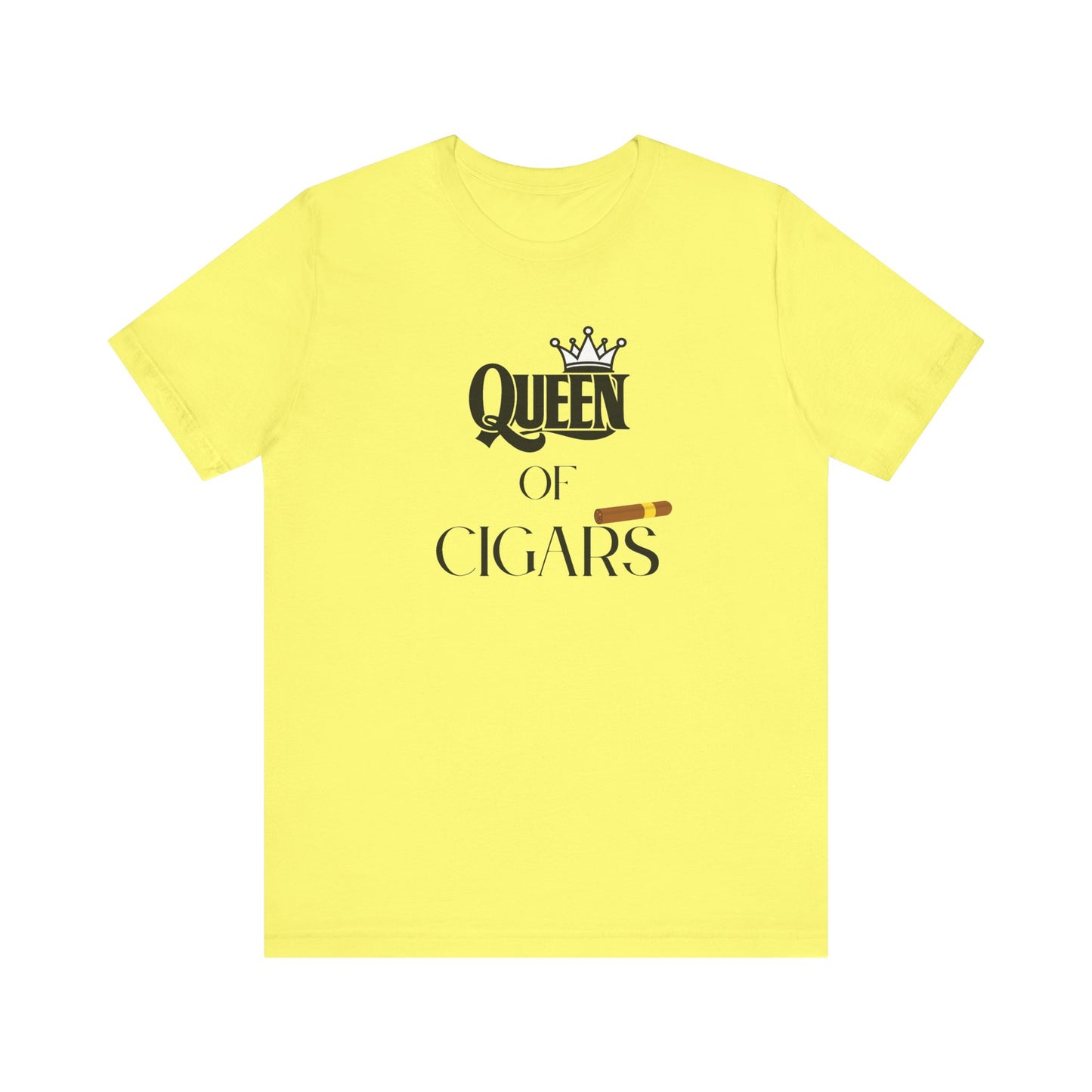 Cigars/ Queen of Cigars Unisex Jersey Short Sleeve Tee