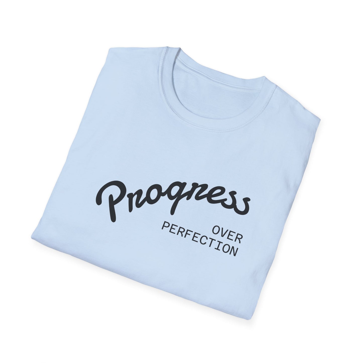 Progress Over Perfection Unisex Softstyle T-Shirt