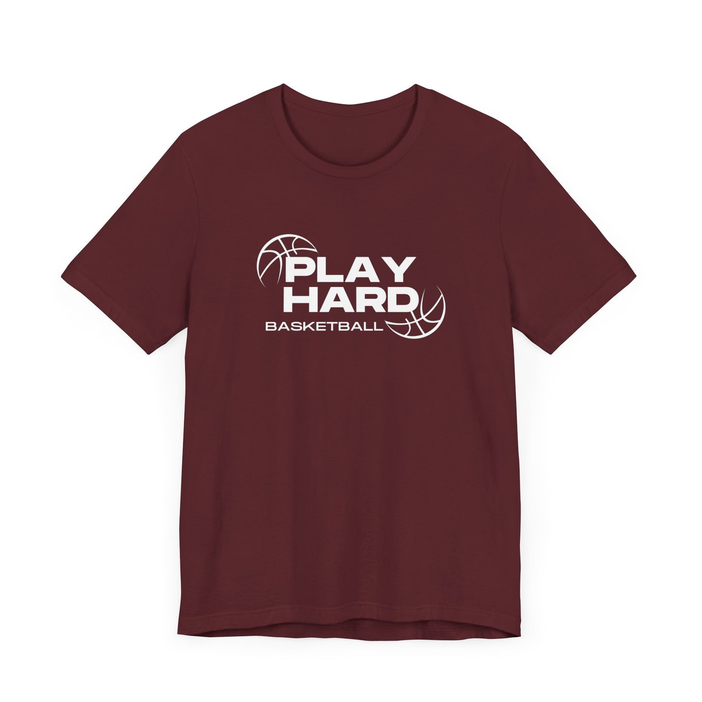 Basketball/ Play Hard Unisex Jersey Short Sleeve Tee