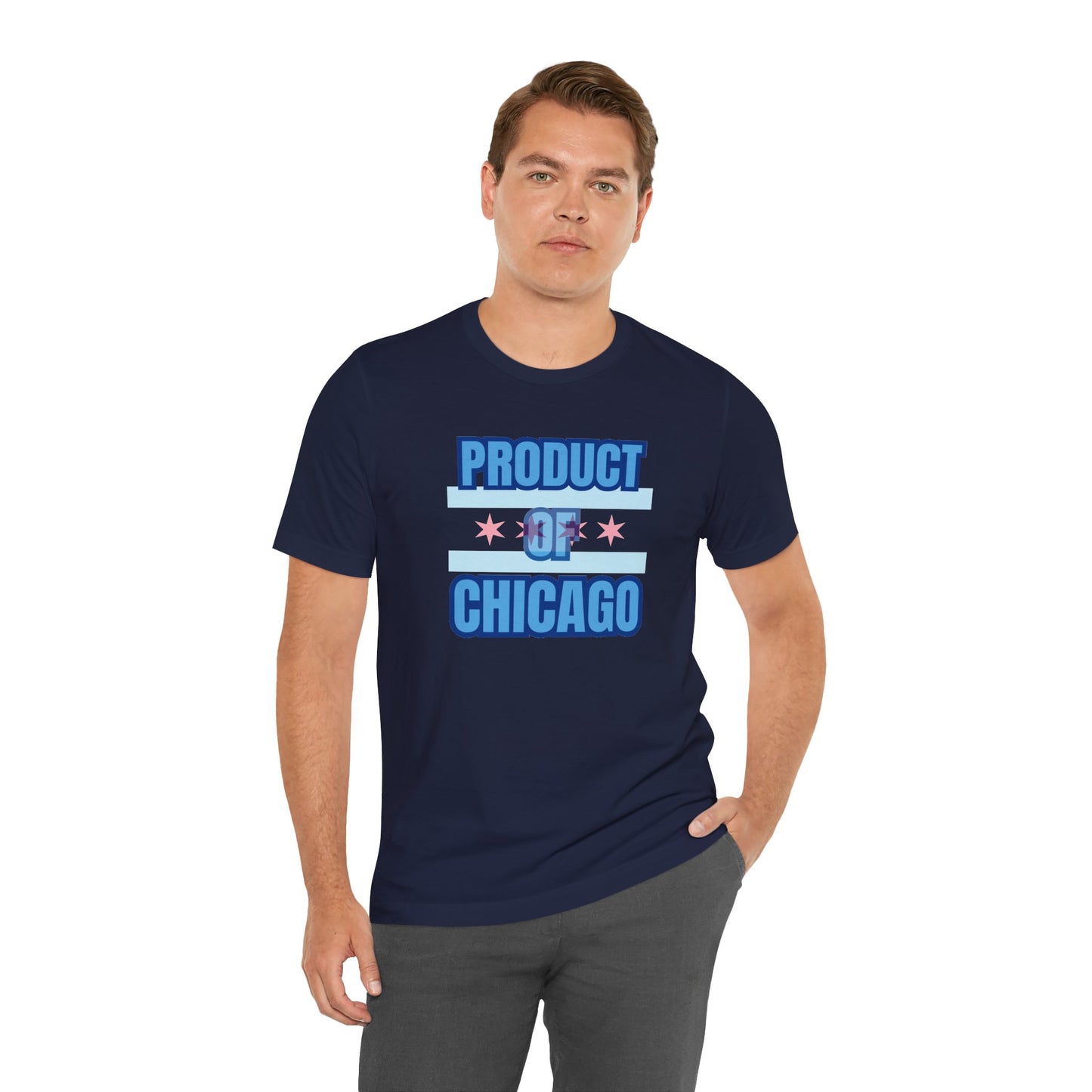 Product Of Chicago Unisex Jersey Short Sleeve Tee