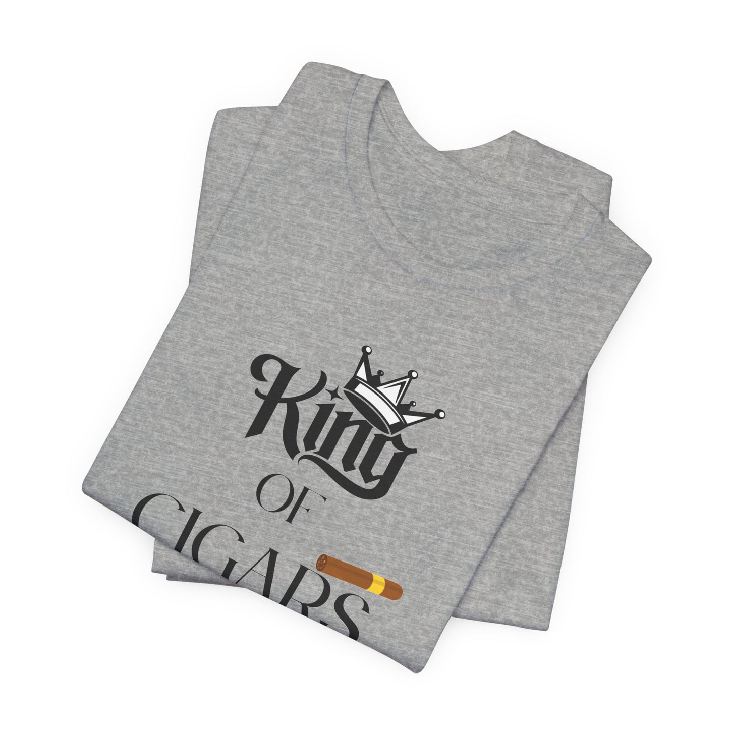 Cigars/ King of Cigars Unisex Jersey Short Sleeve Tee