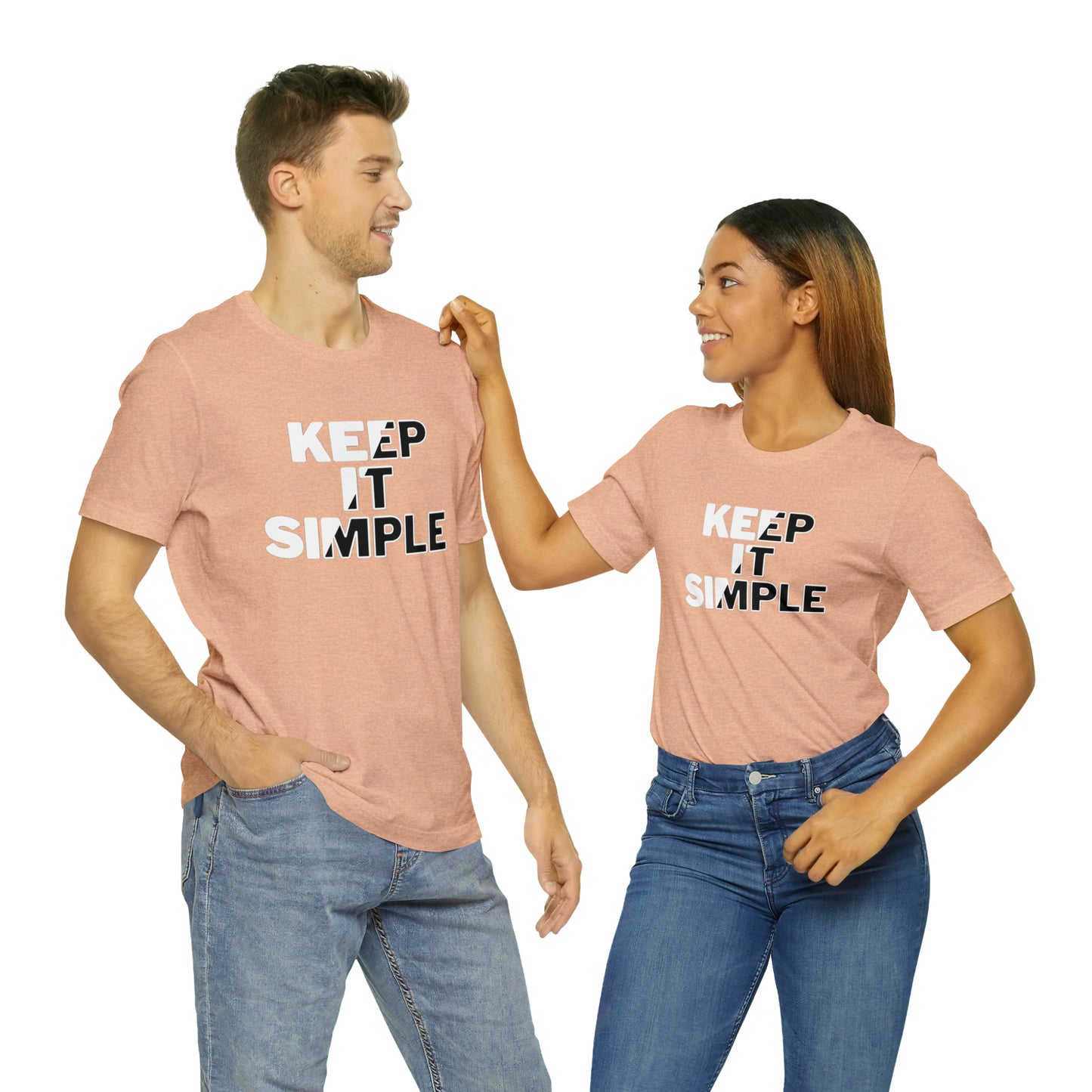 Keep It Simple Unisex Jersey Short Sleeve Tee