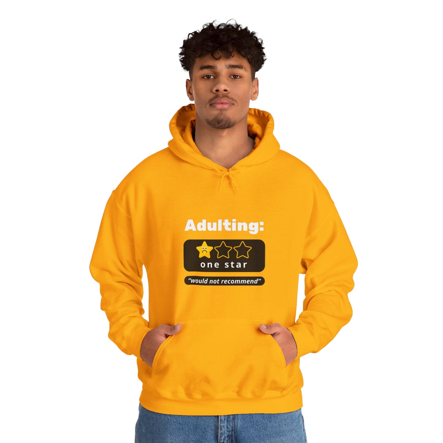 Adulting Unisex Heavy Blend™ Hooded Sweatshirt