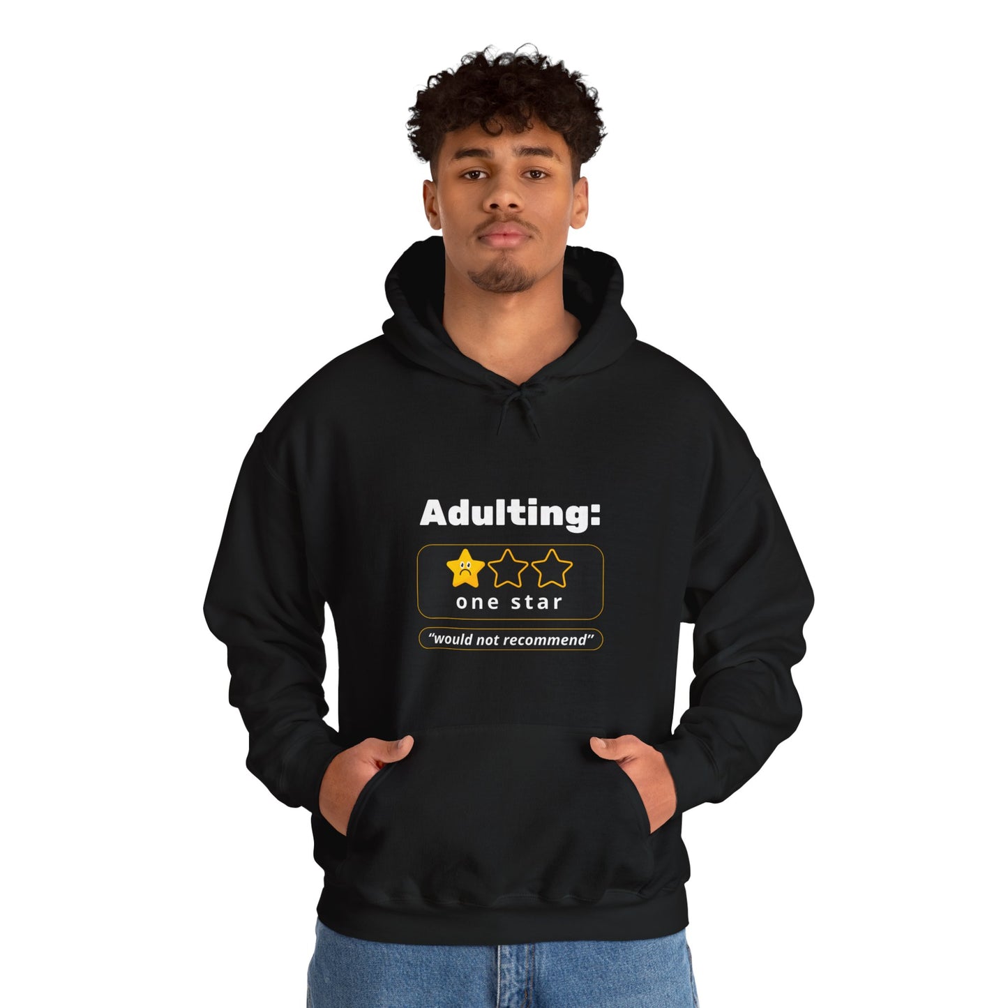 Adulting Unisex Heavy Blend™ Hooded Sweatshirt