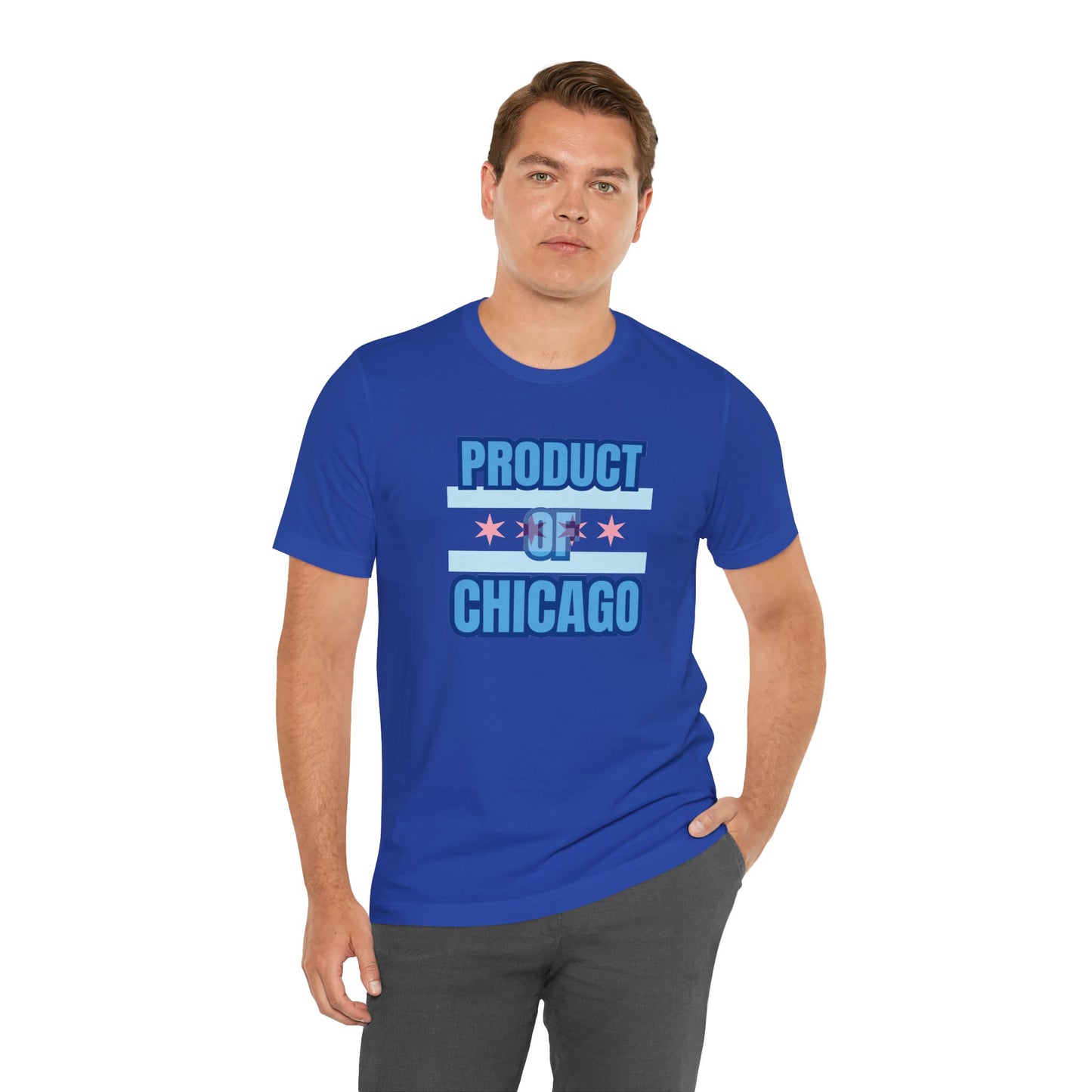 Product Of Chicago Unisex Jersey Short Sleeve Tee