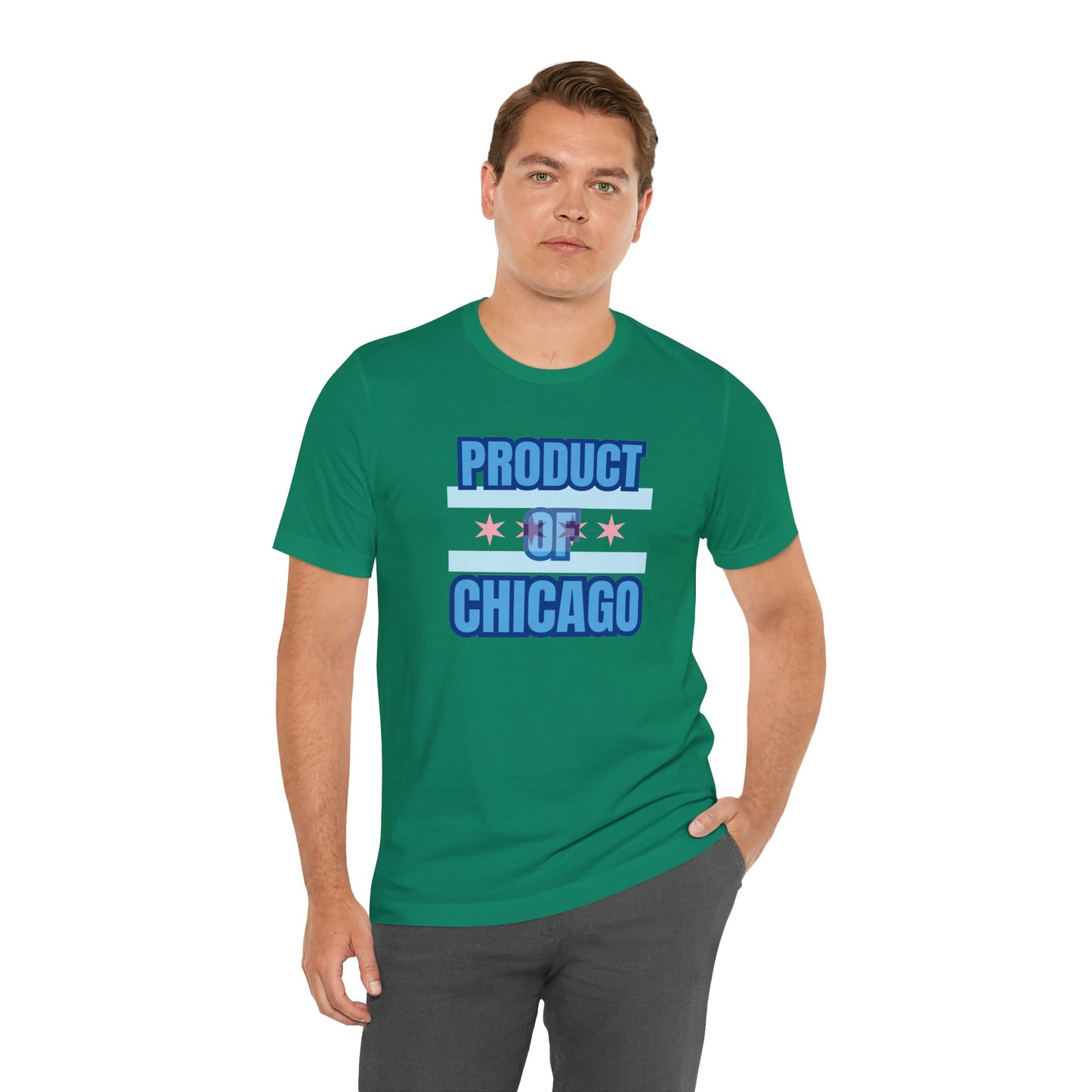 Product Of Chicago Unisex Jersey Short Sleeve Tee