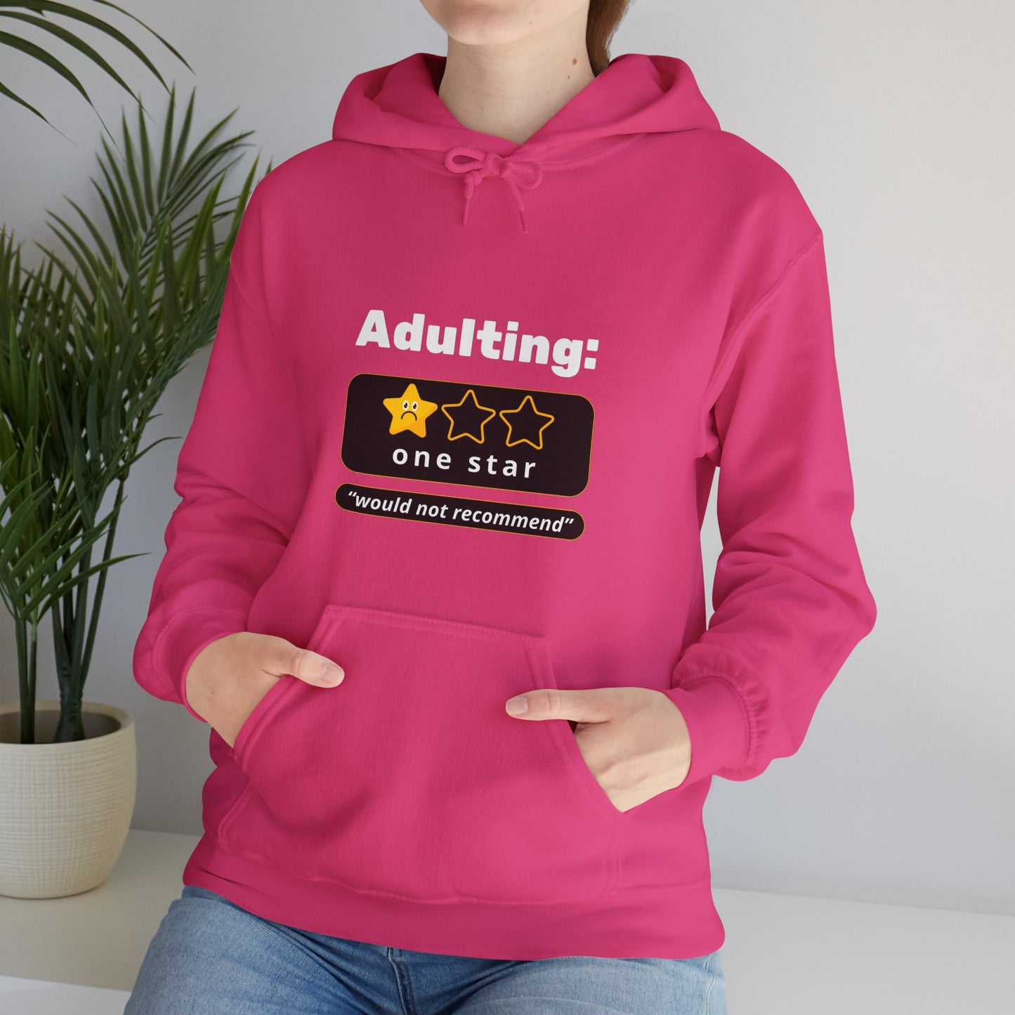 Adulting Unisex Heavy Blend™ Hooded Sweatshirt